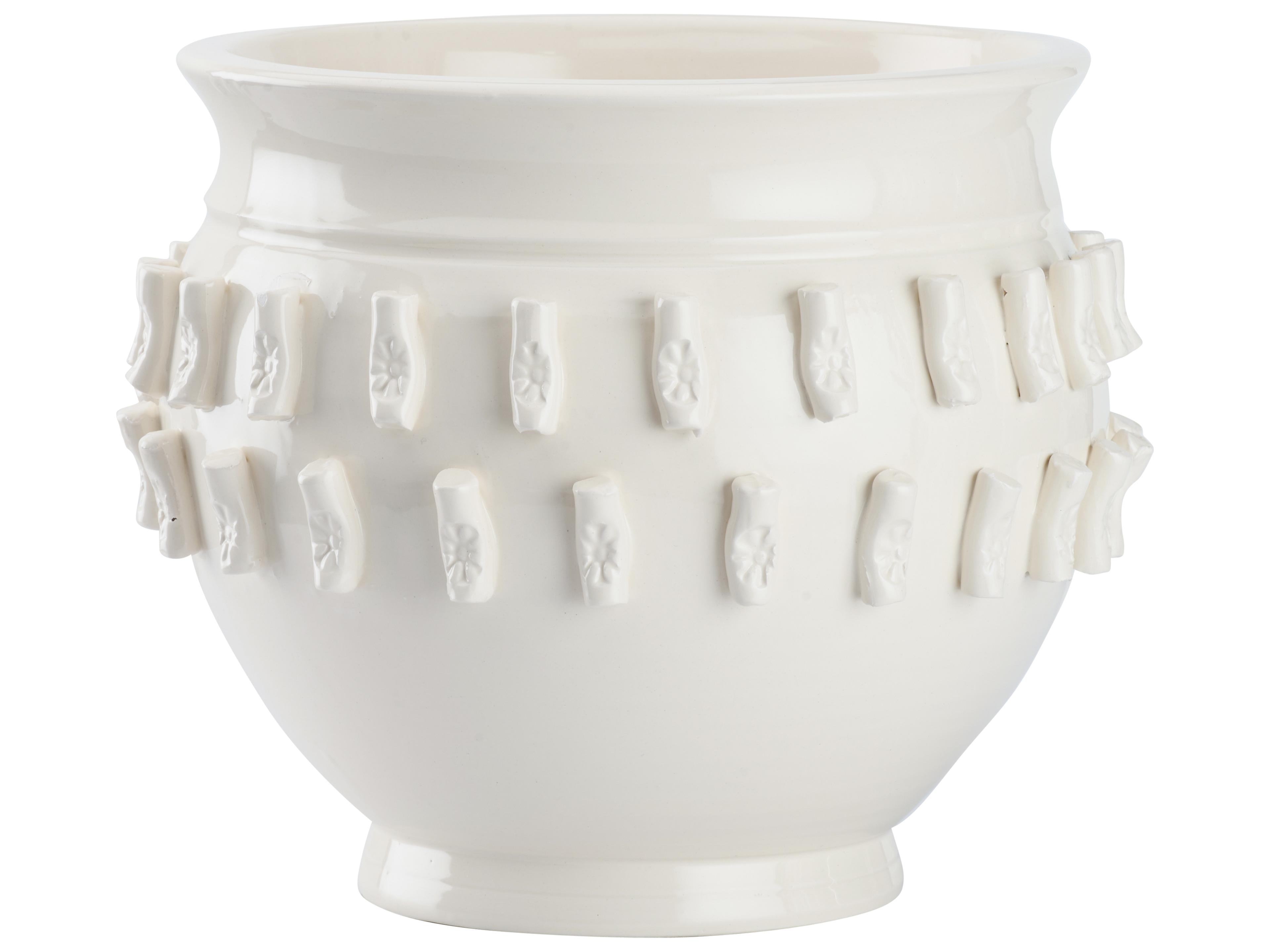 Chelsea House White Cream Decorative Plate