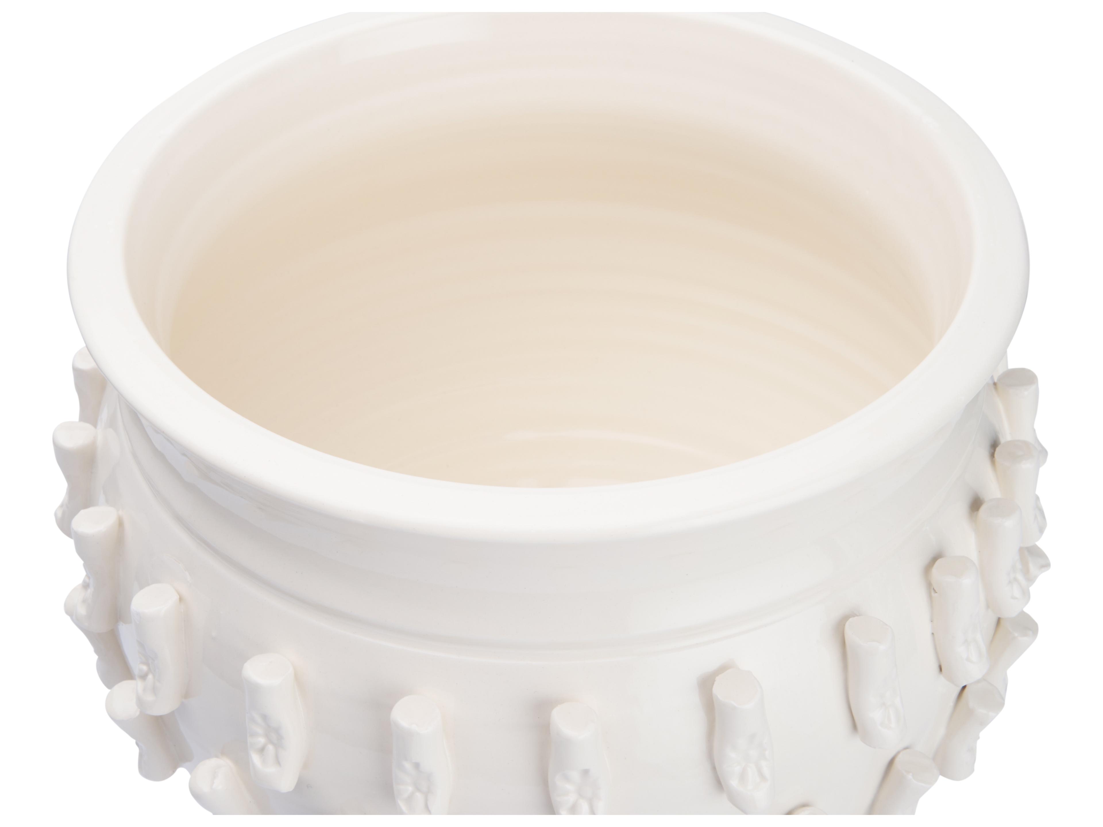 Chelsea House White Cream Decorative Plate