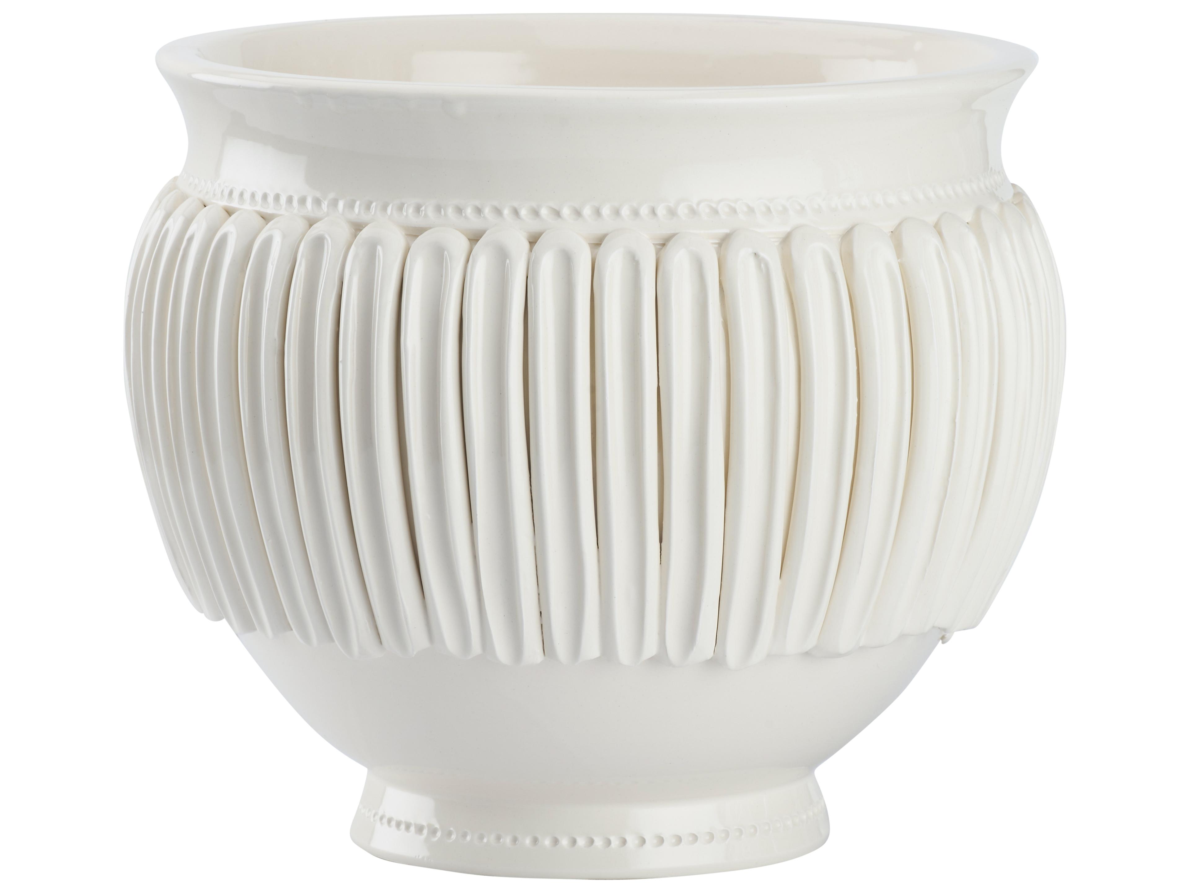 Chelsea House White Cream Decorative Plate