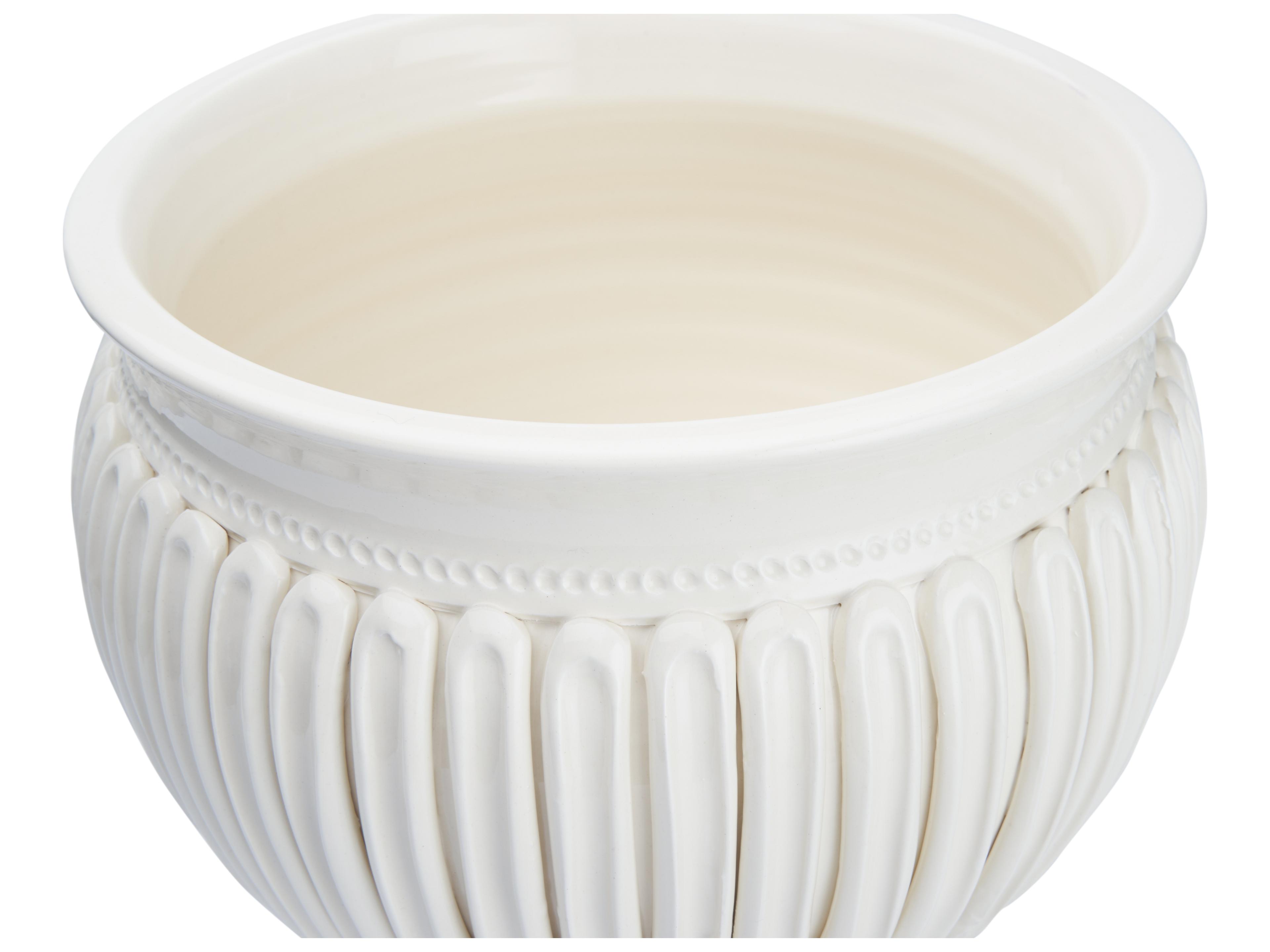 Chelsea House White Cream Decorative Plate