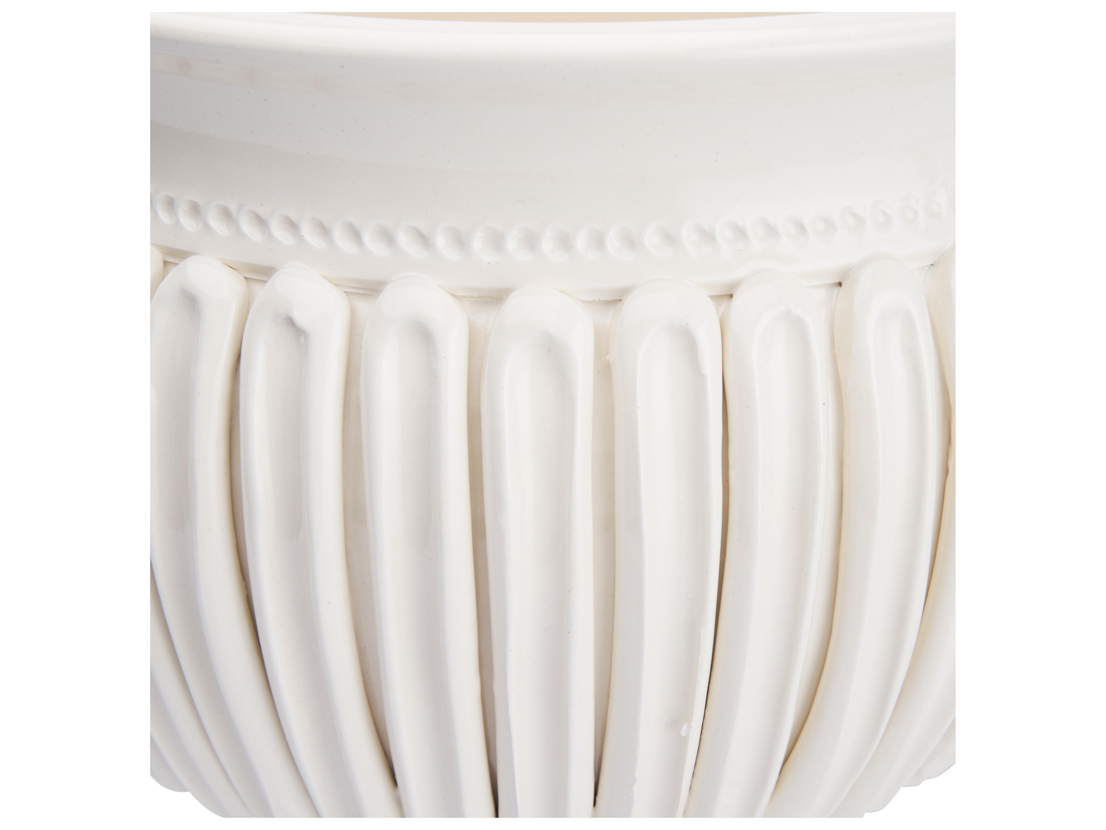 Chelsea House White Cream Decorative Plate