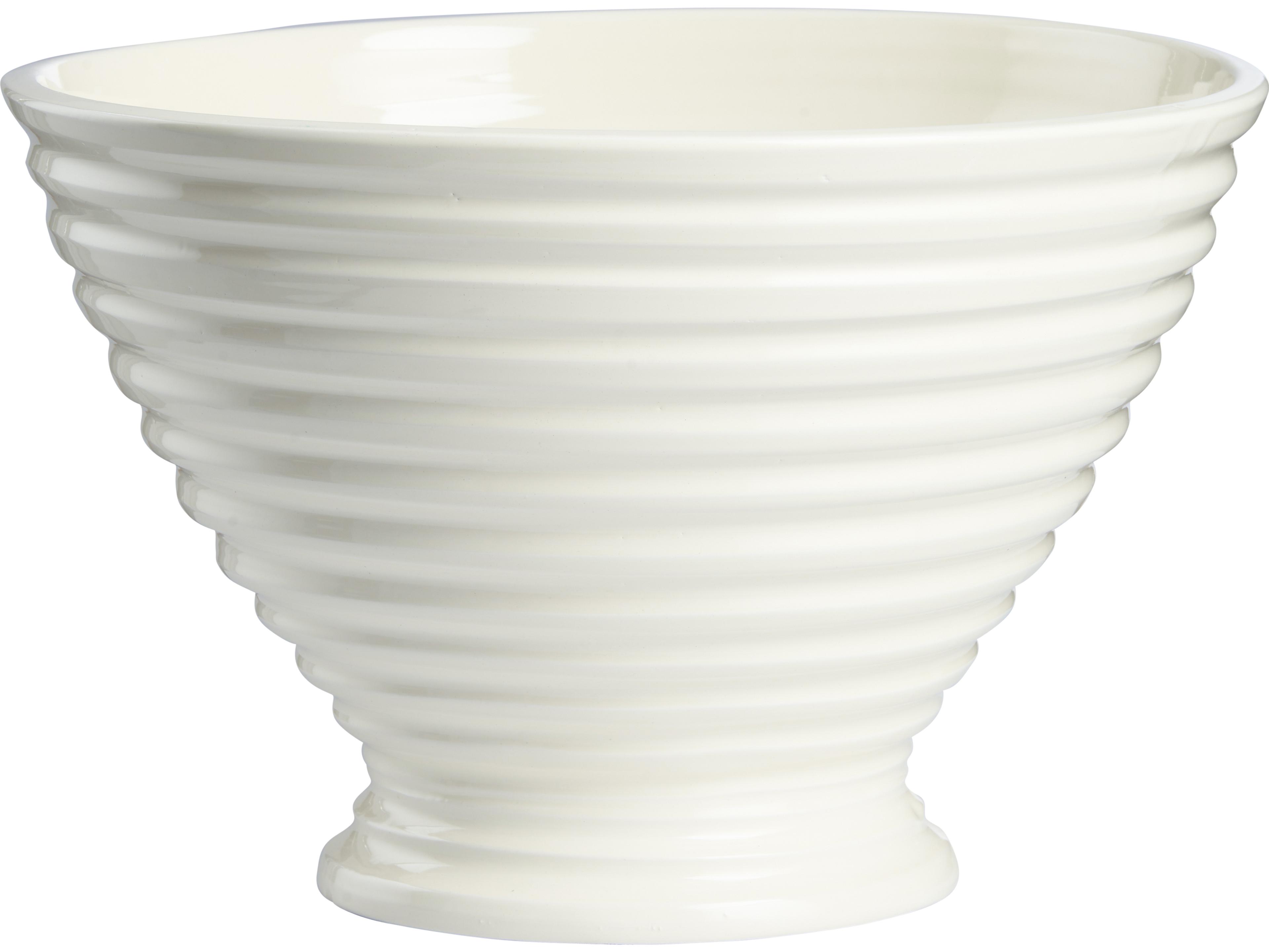 White Cream Decorative Plate