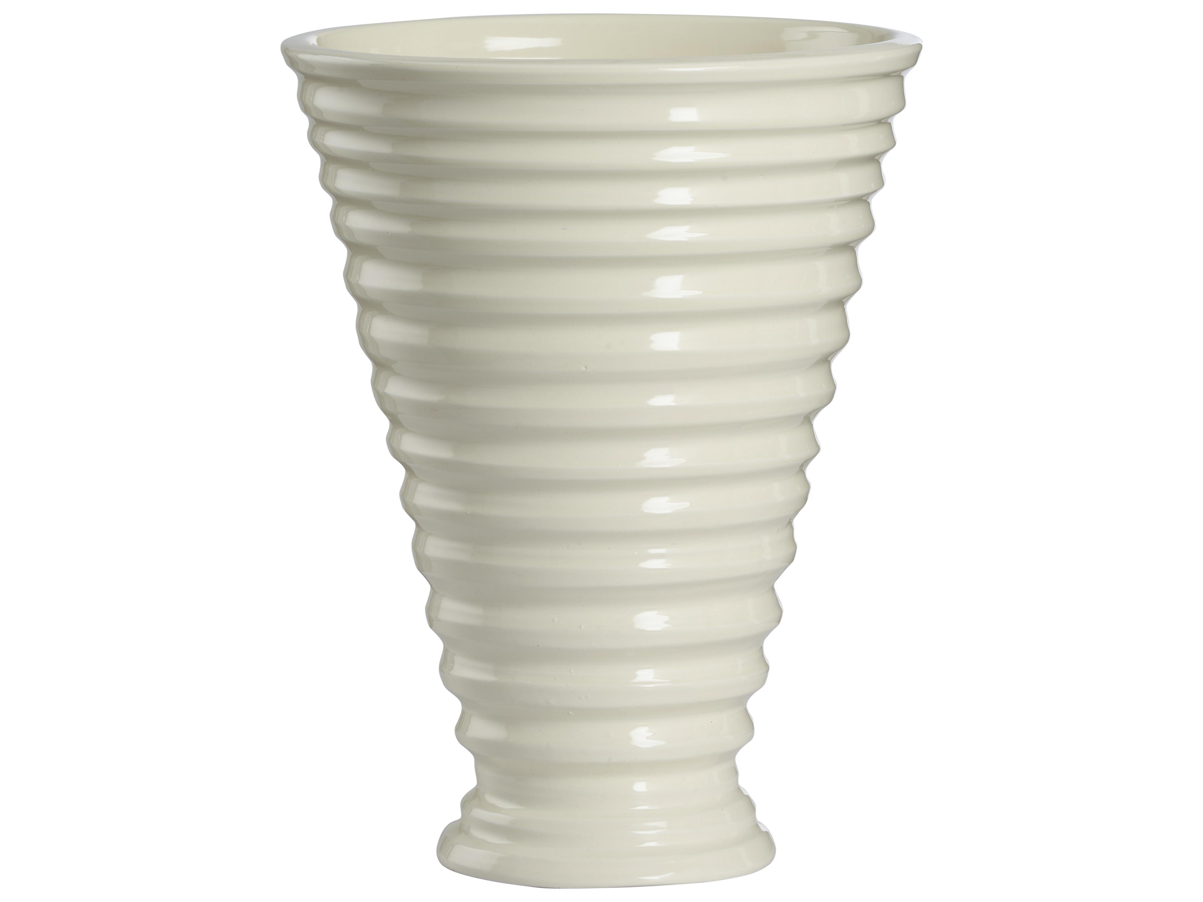 White Cream Vase
