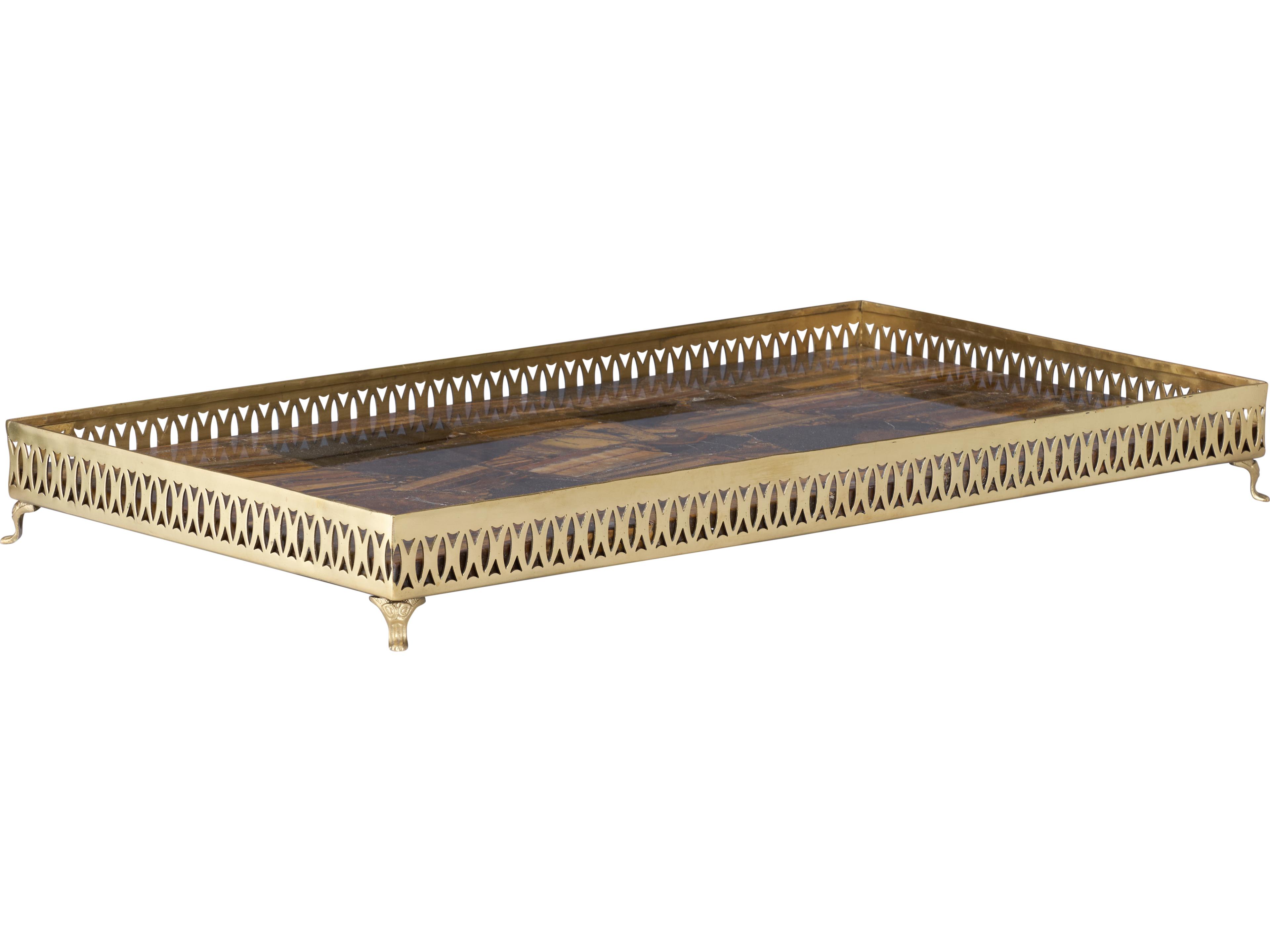 Lisa Kahn Brown Serving Tray