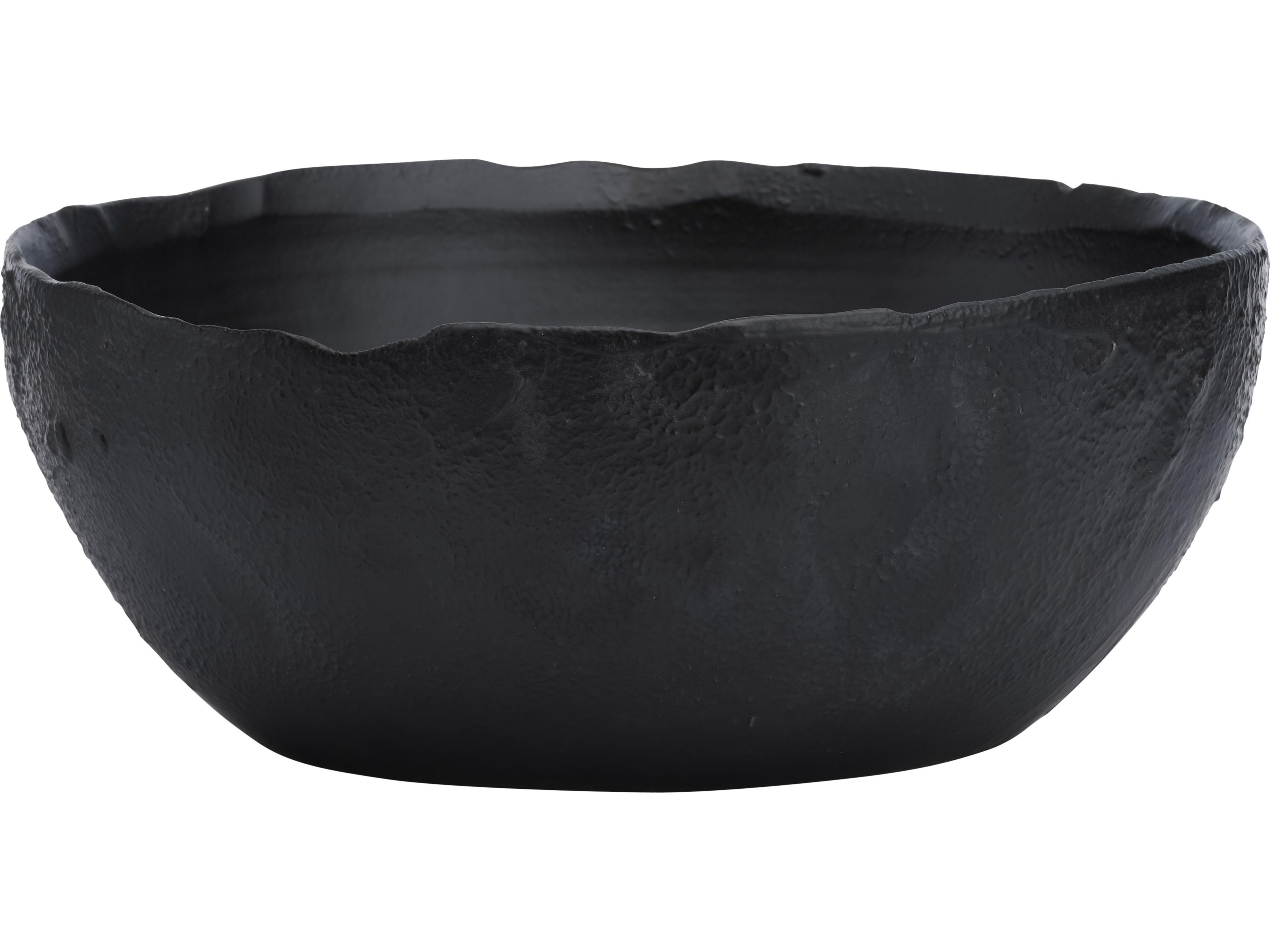 Matte Black Glaze Decorative Plate