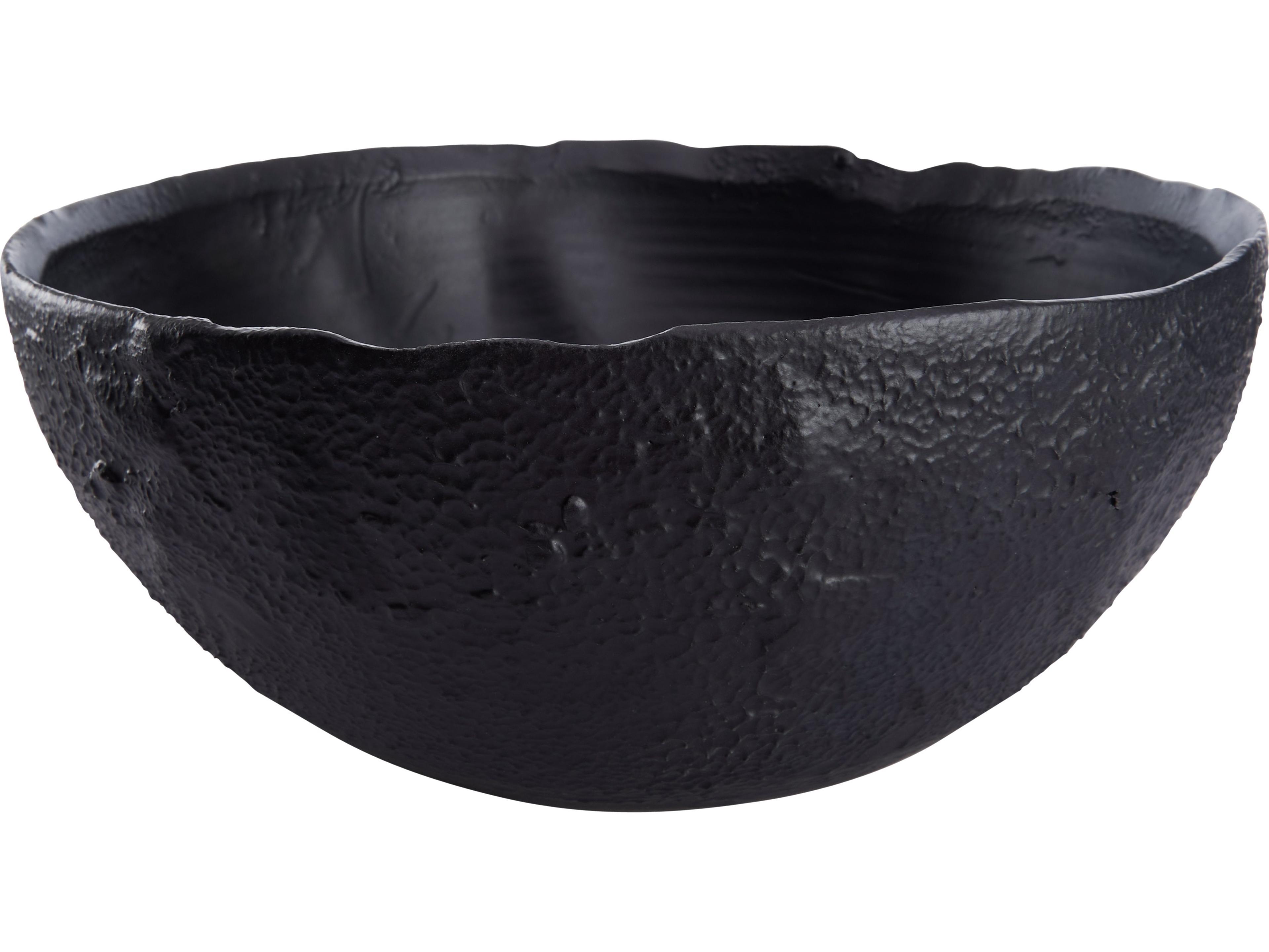 Chelsea House Matte Black Glaze Decorative Plate