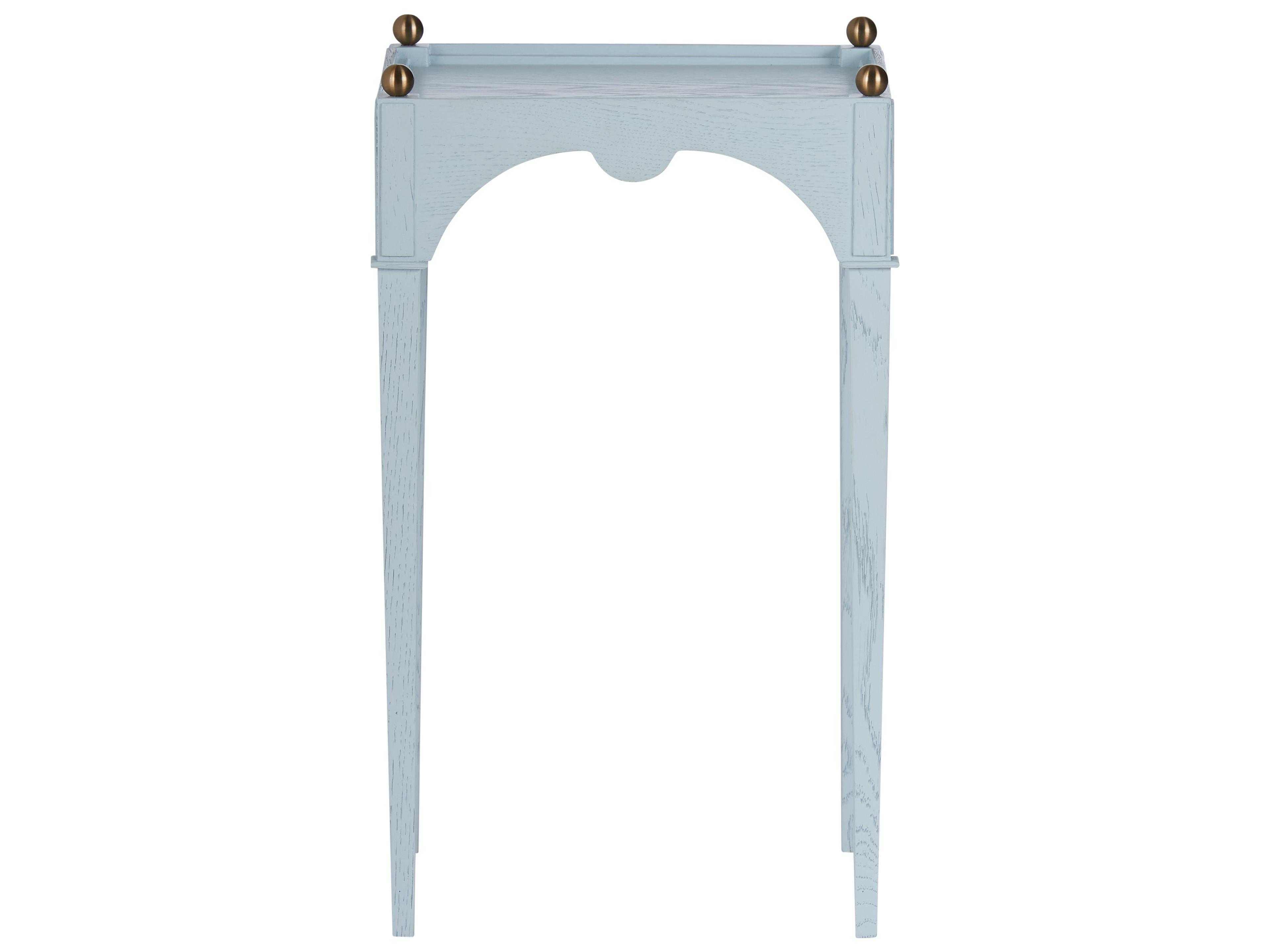 Chelsea House Jamie Merida Square Wood Blue End Table