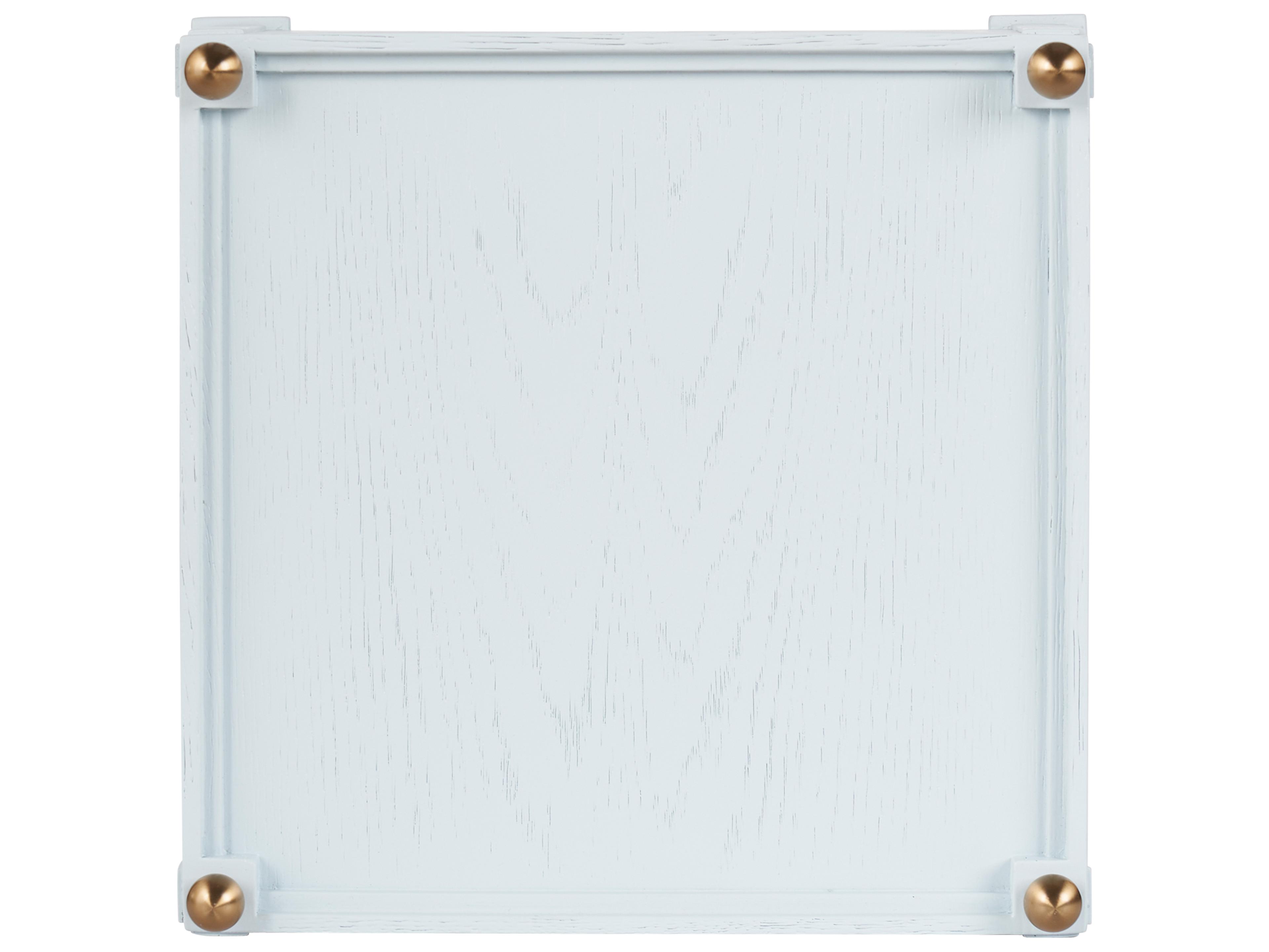 Chelsea House Jamie Merida Square Wood Blue End Table