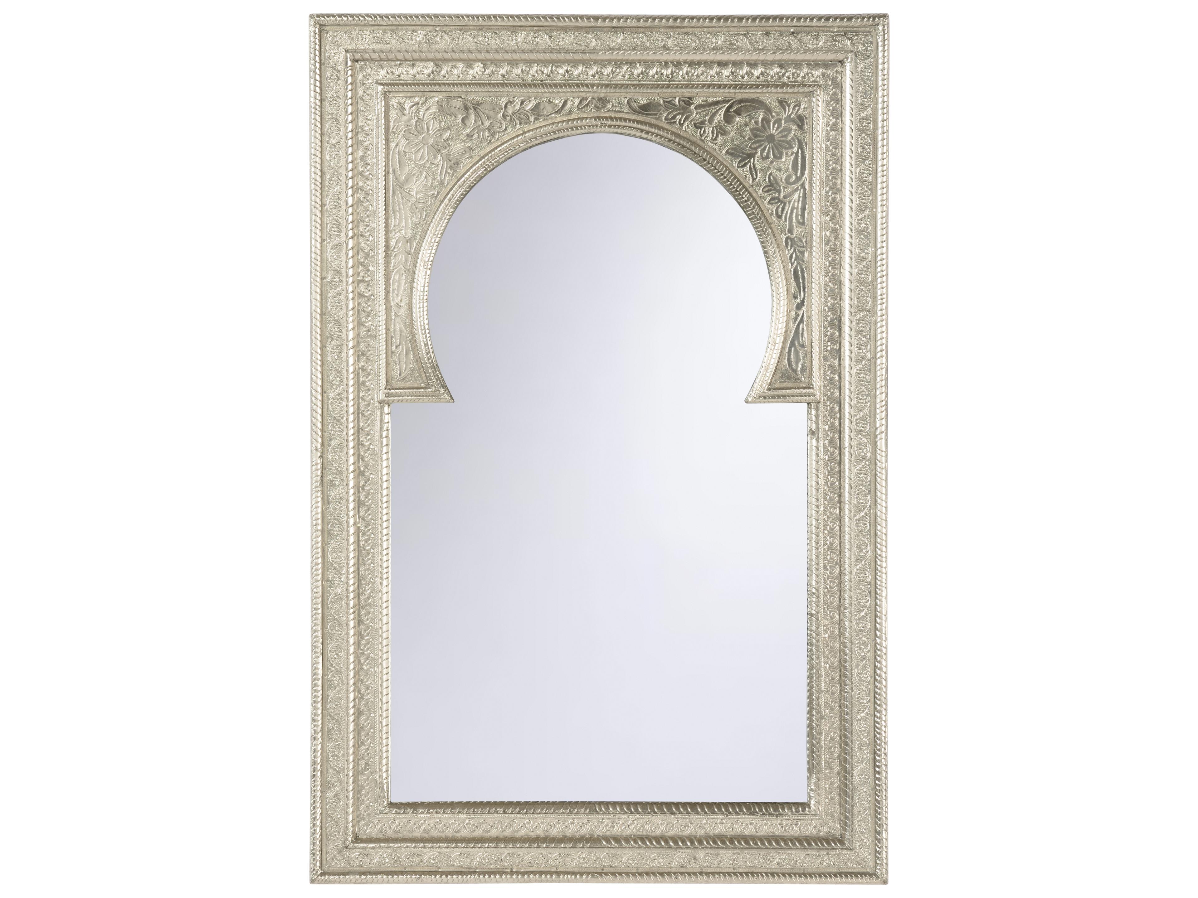 Silver Wall Mirror Rectangular