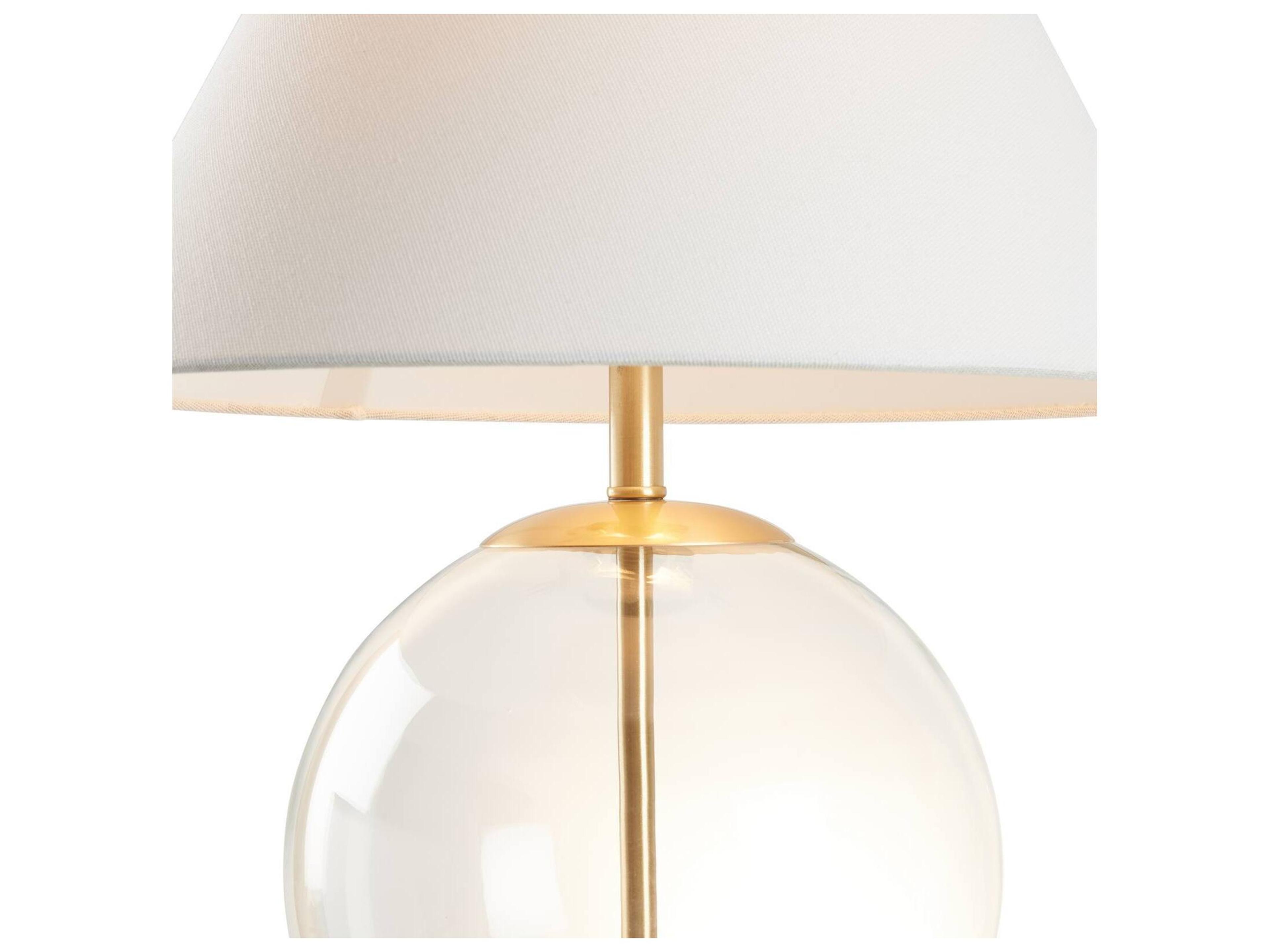 Chelsea House Town Square Gold Linen Table Lamp