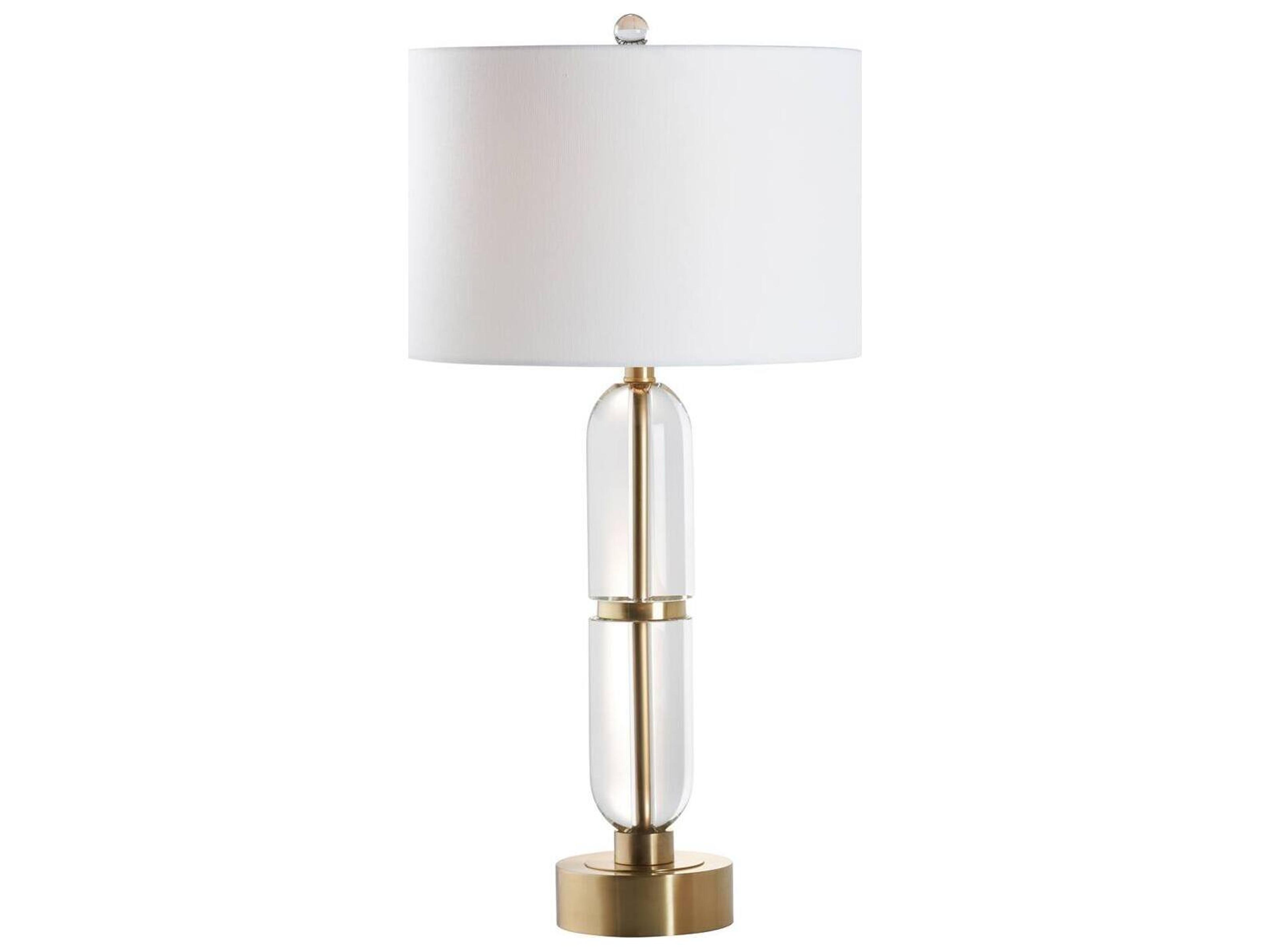 Town Square Gold Linen Table Lamp