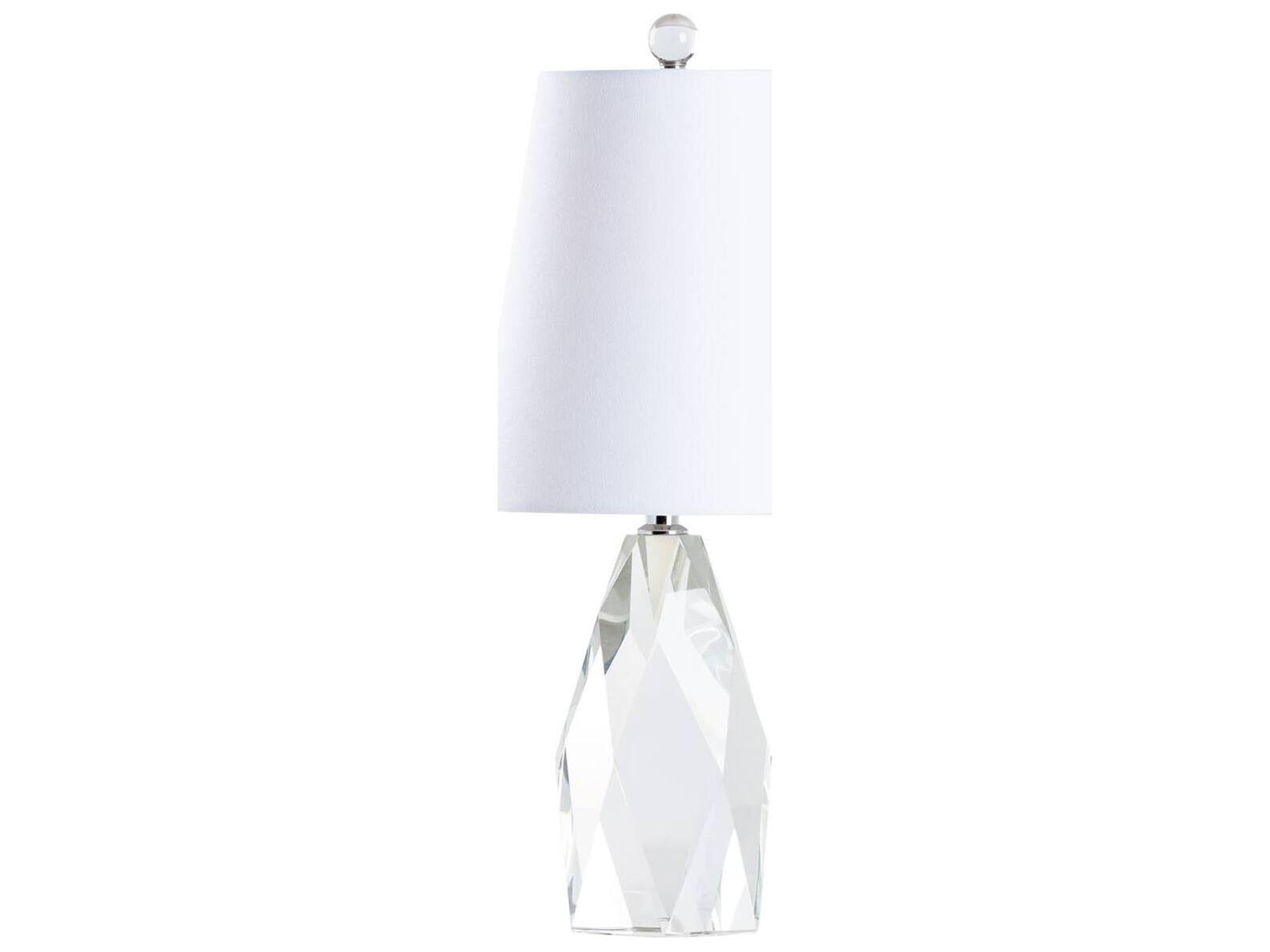 Chelsea House Town Square Clear Linen Table Lamp