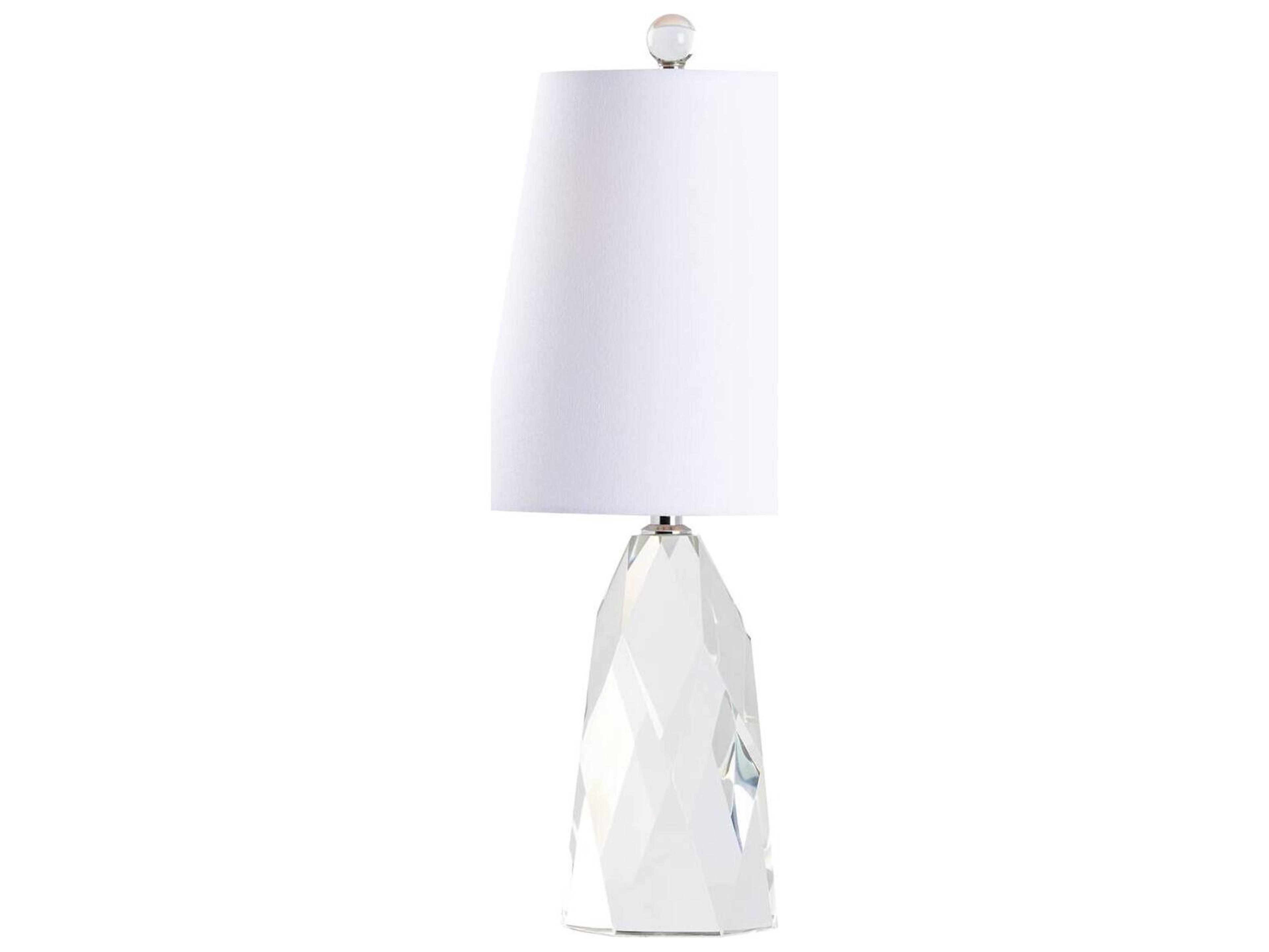 Chelsea House Town Square Clear Linen Table Lamp