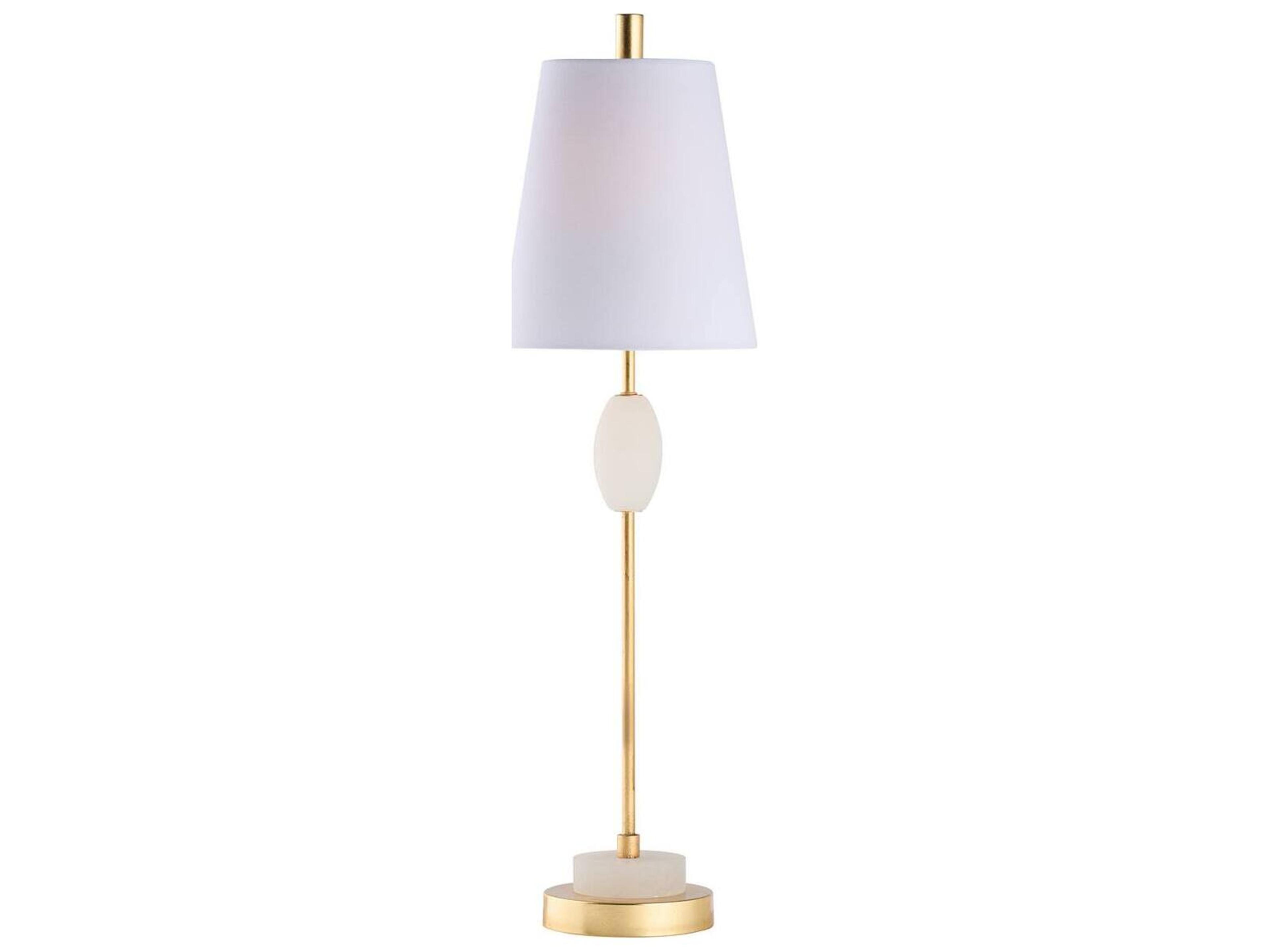Town Square White Cream Linen Table Lamp