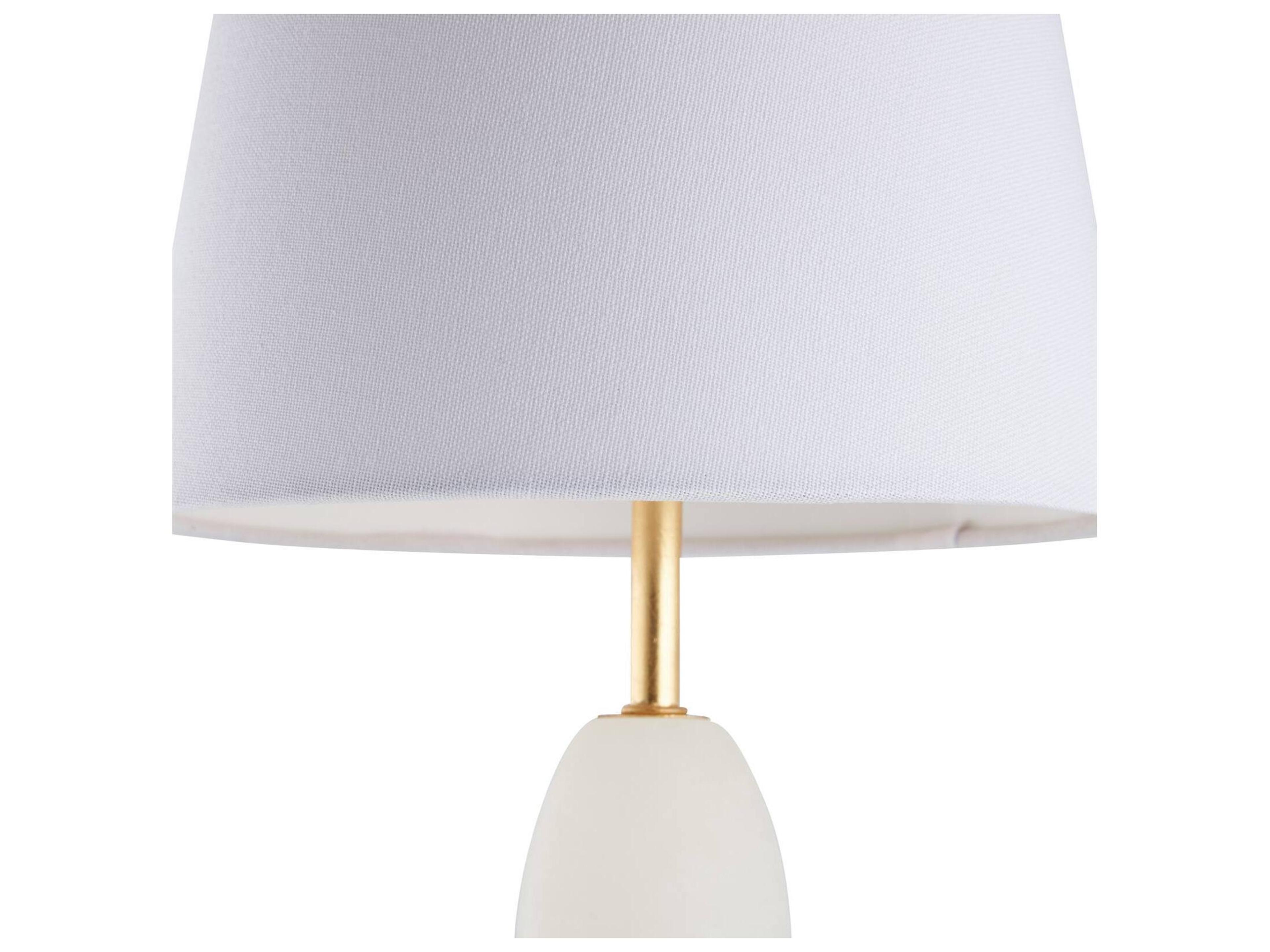 Chelsea House Town Square White Cream Linen Table Lamp