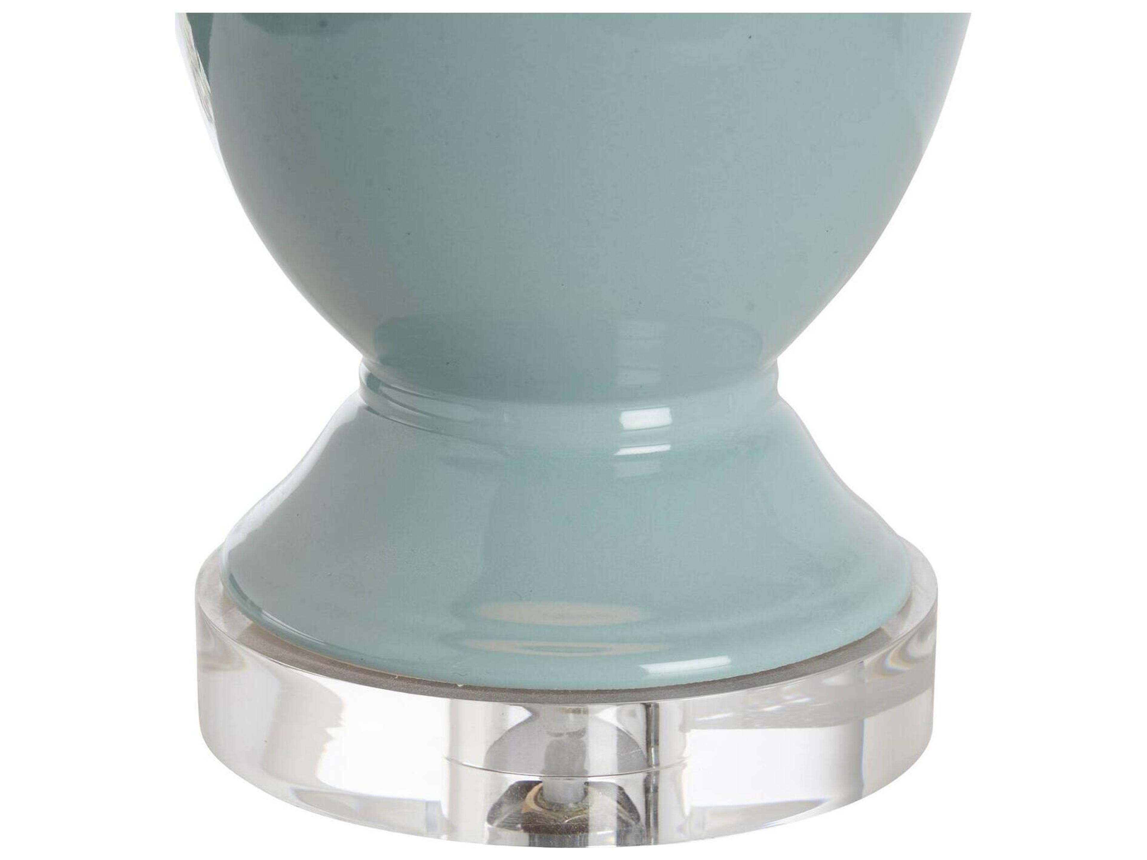 Chelsea House Bill Cain Blue Silk Table Lamp