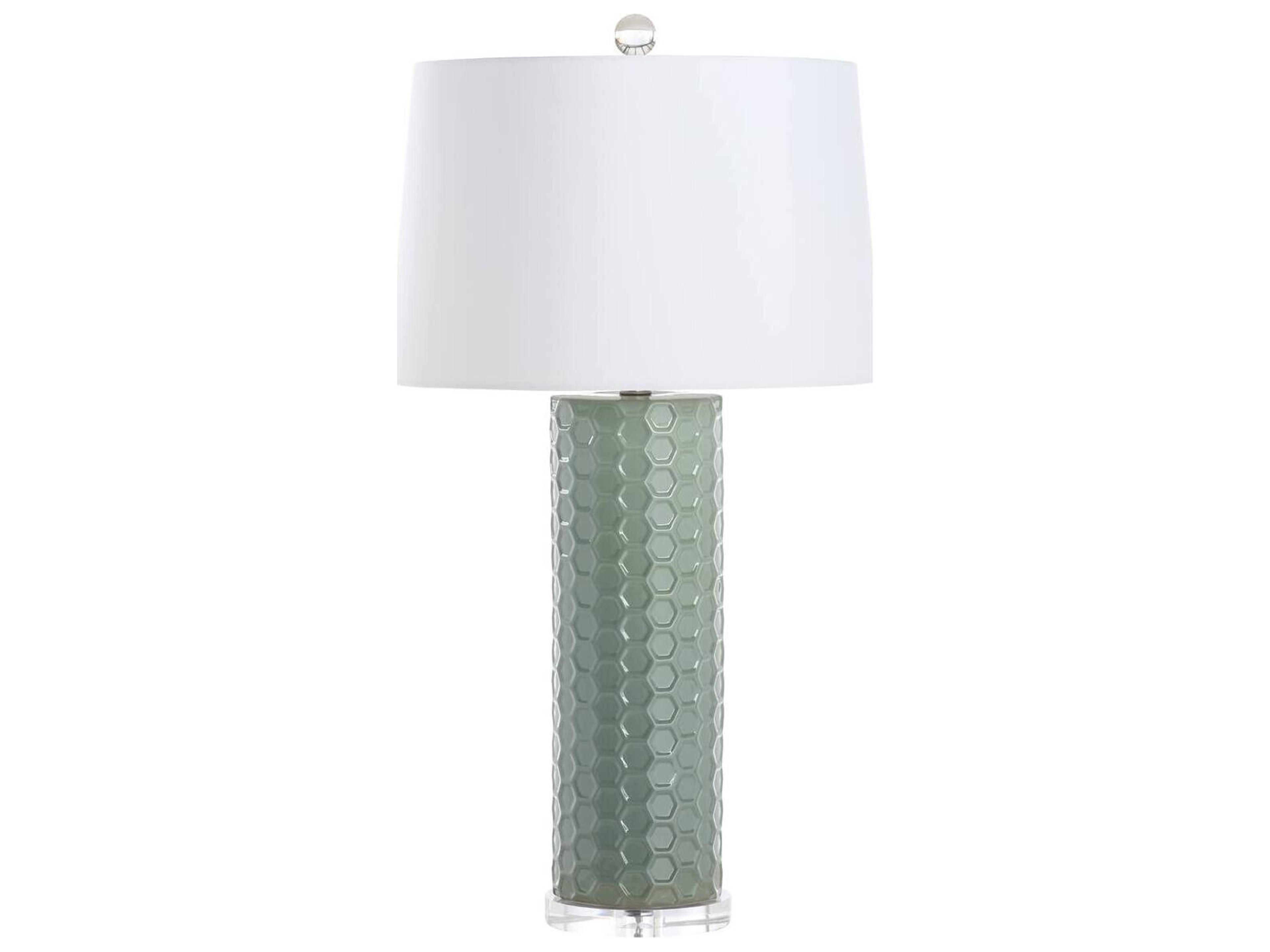 Chelsea House Shayla Copas Green Silk Table Lamp
