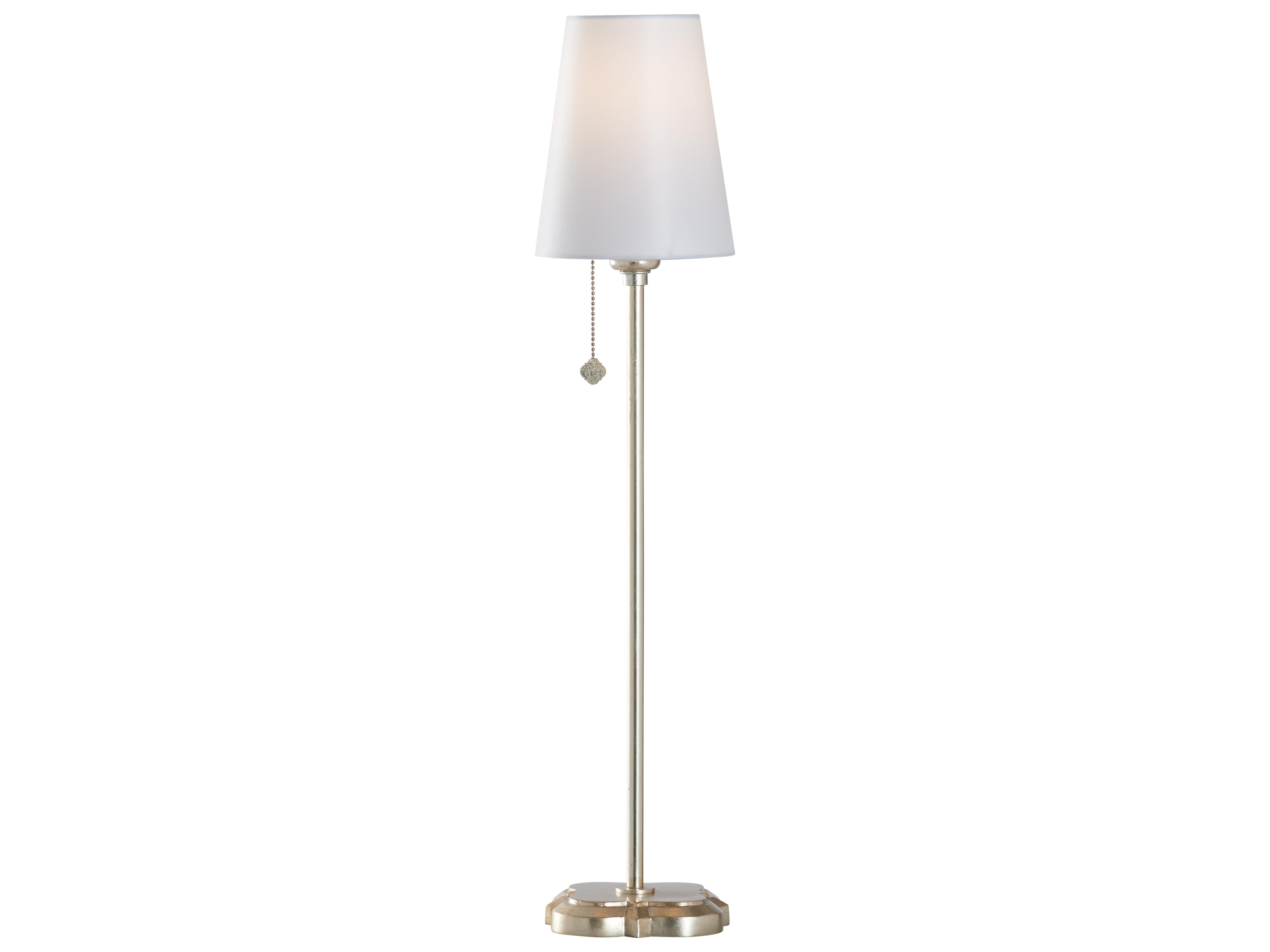 Chelsea House Lisa Kahn Silver Linen Table Lamp