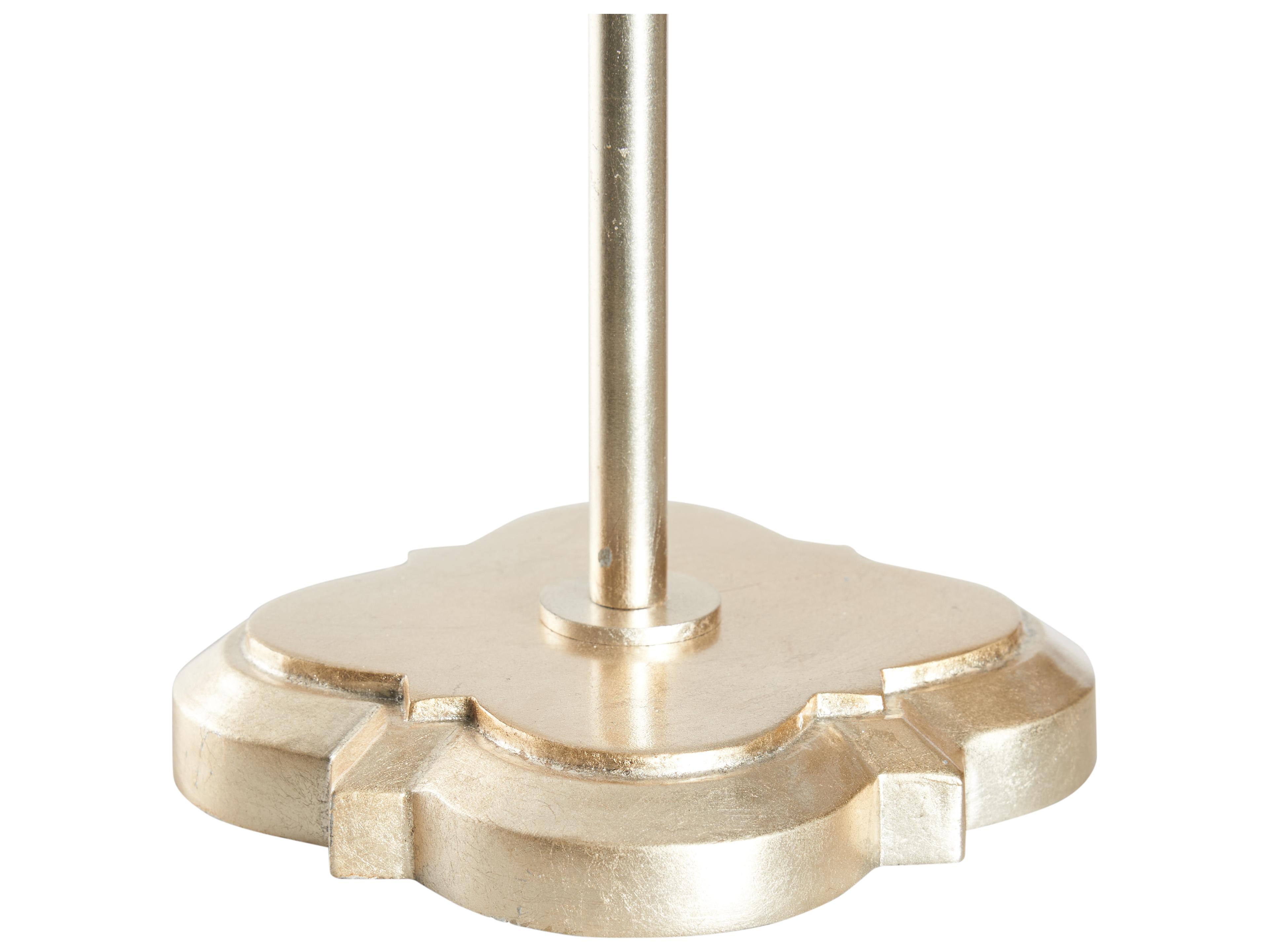 Chelsea House Lisa Kahn Silver Linen Table Lamp