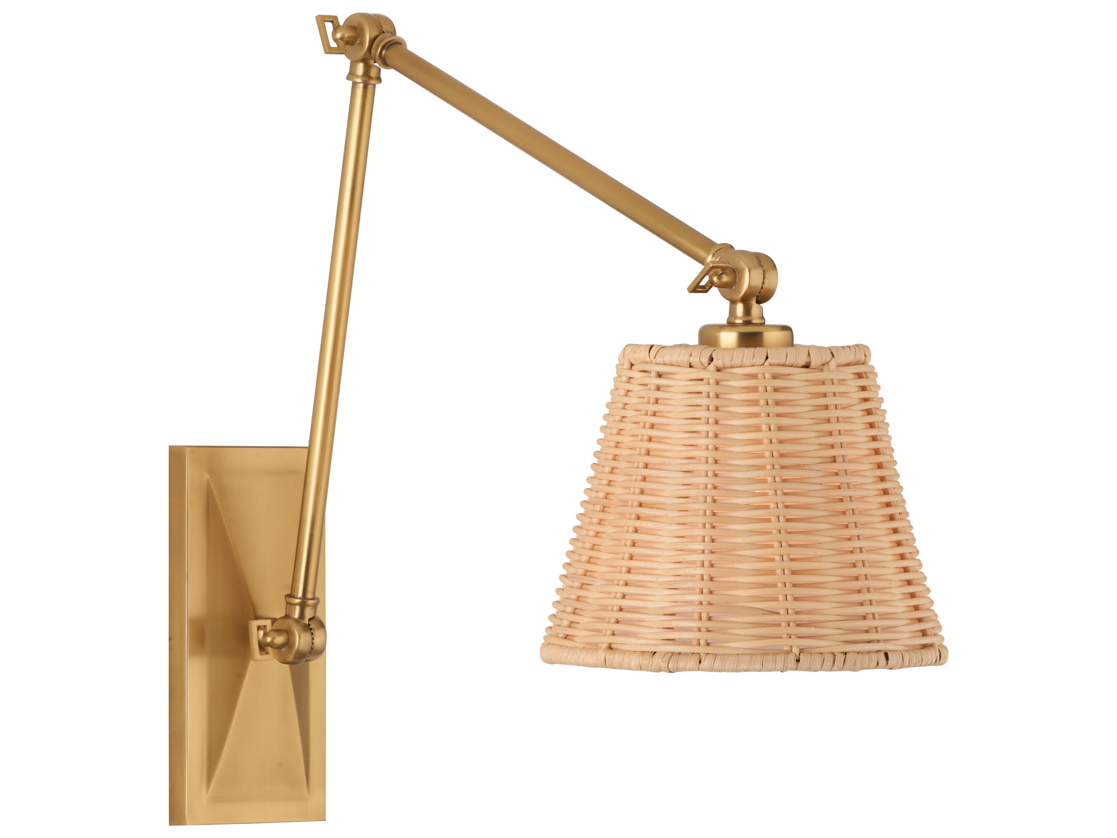 Amanda Lindroth 1-Light Brown Swing Wall Sconce