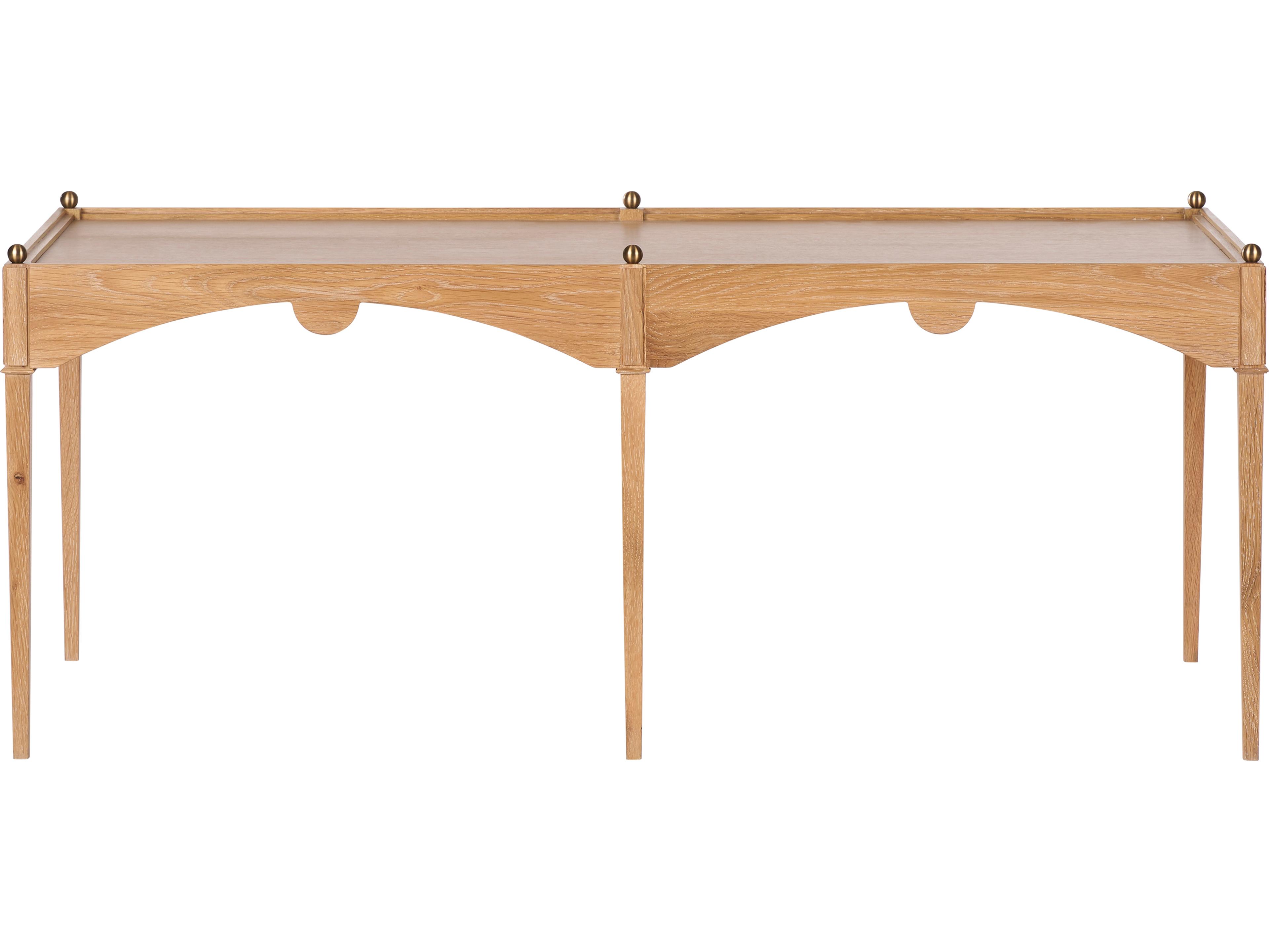 Chelsea House Jamie Merida Rectangular Wood Brown Coffee Table