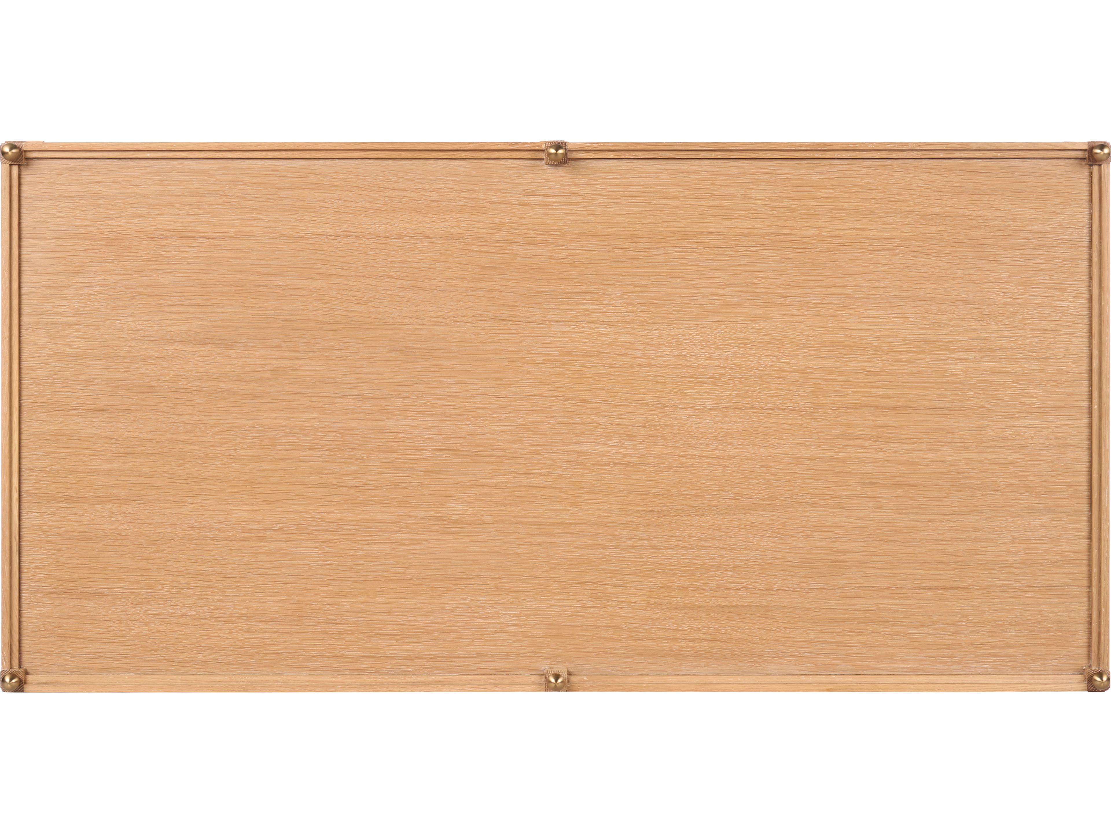 Chelsea House Jamie Merida Rectangular Wood Brown Coffee Table