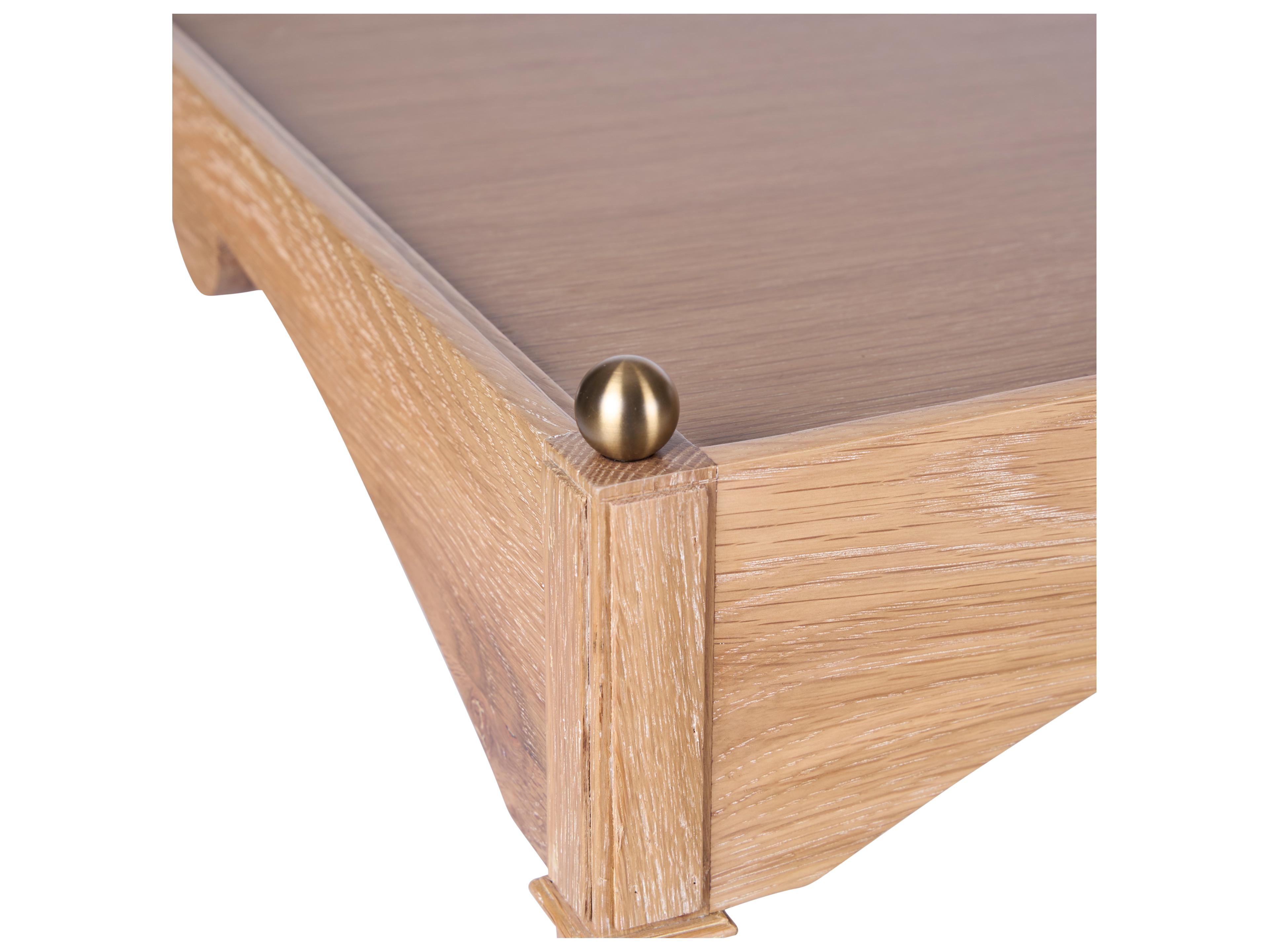 Chelsea House Jamie Merida Rectangular Wood Brown Coffee Table