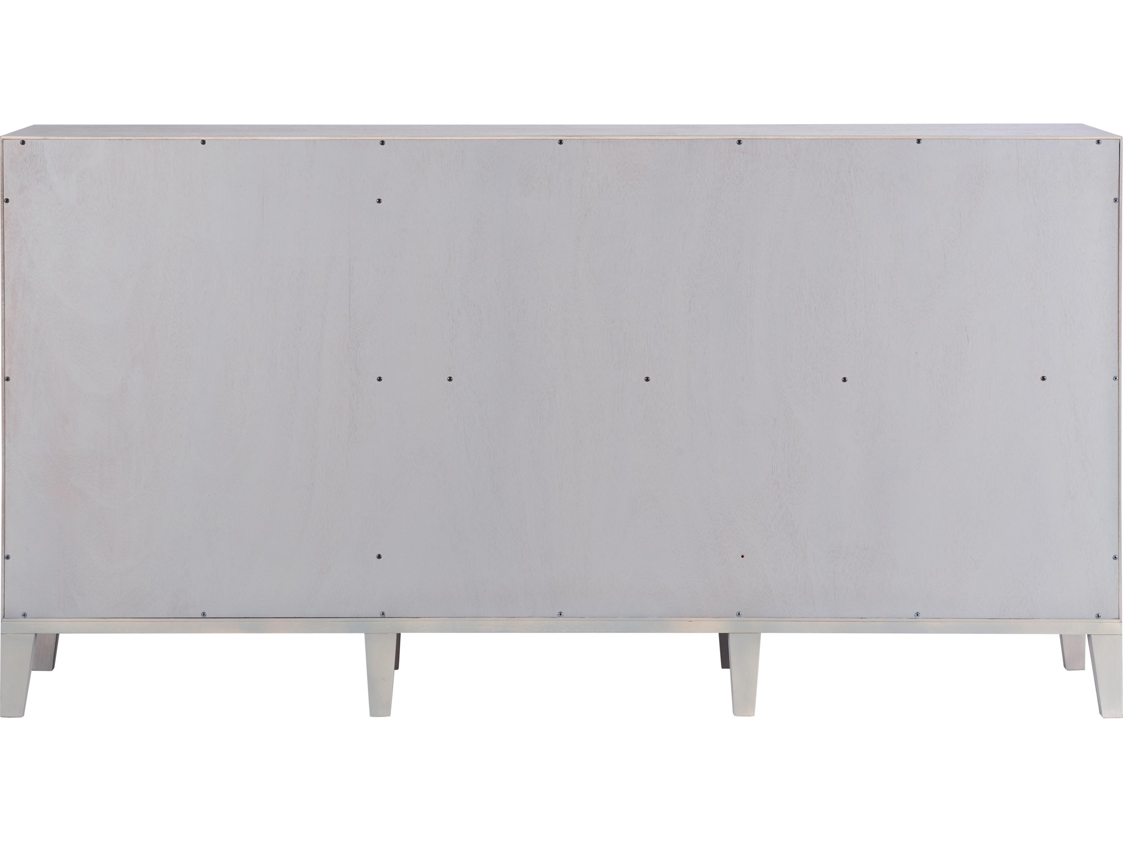 Chelsea House Elizabeth Wicker 69" Gray Sideboard