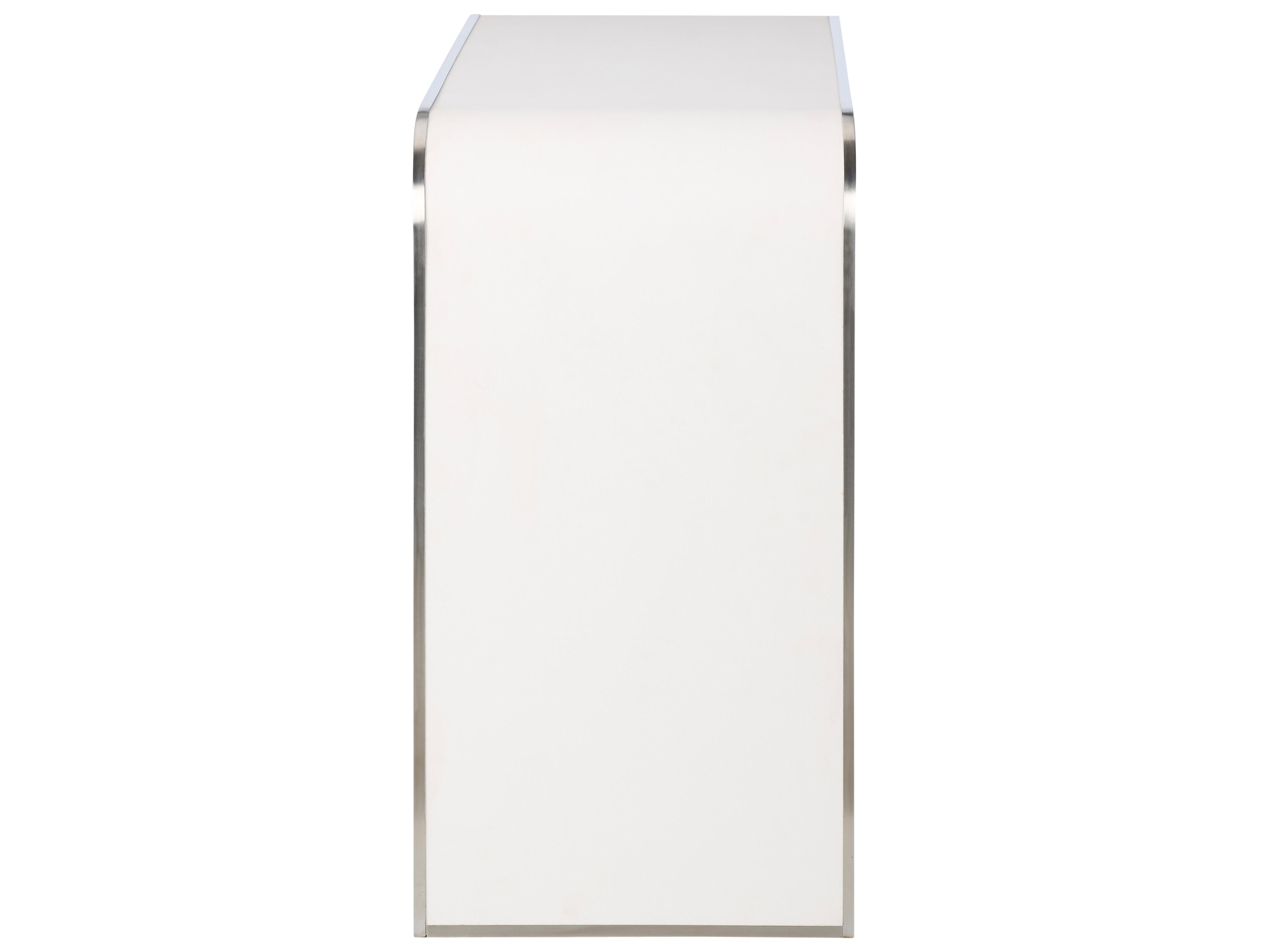 Chelsea House Rectangular Wood White Cream Console Table