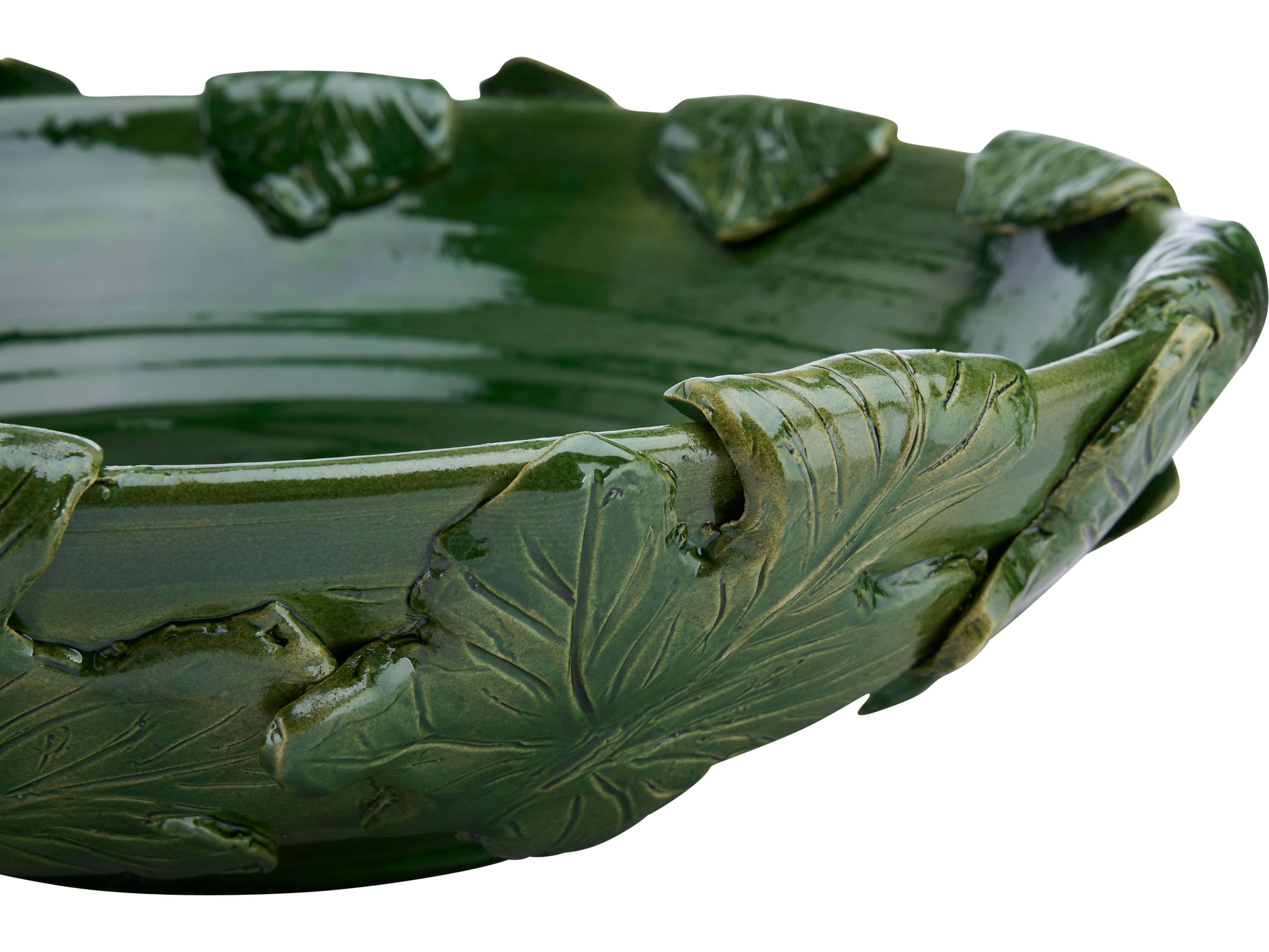 Chelsea House Green Decorative Plate