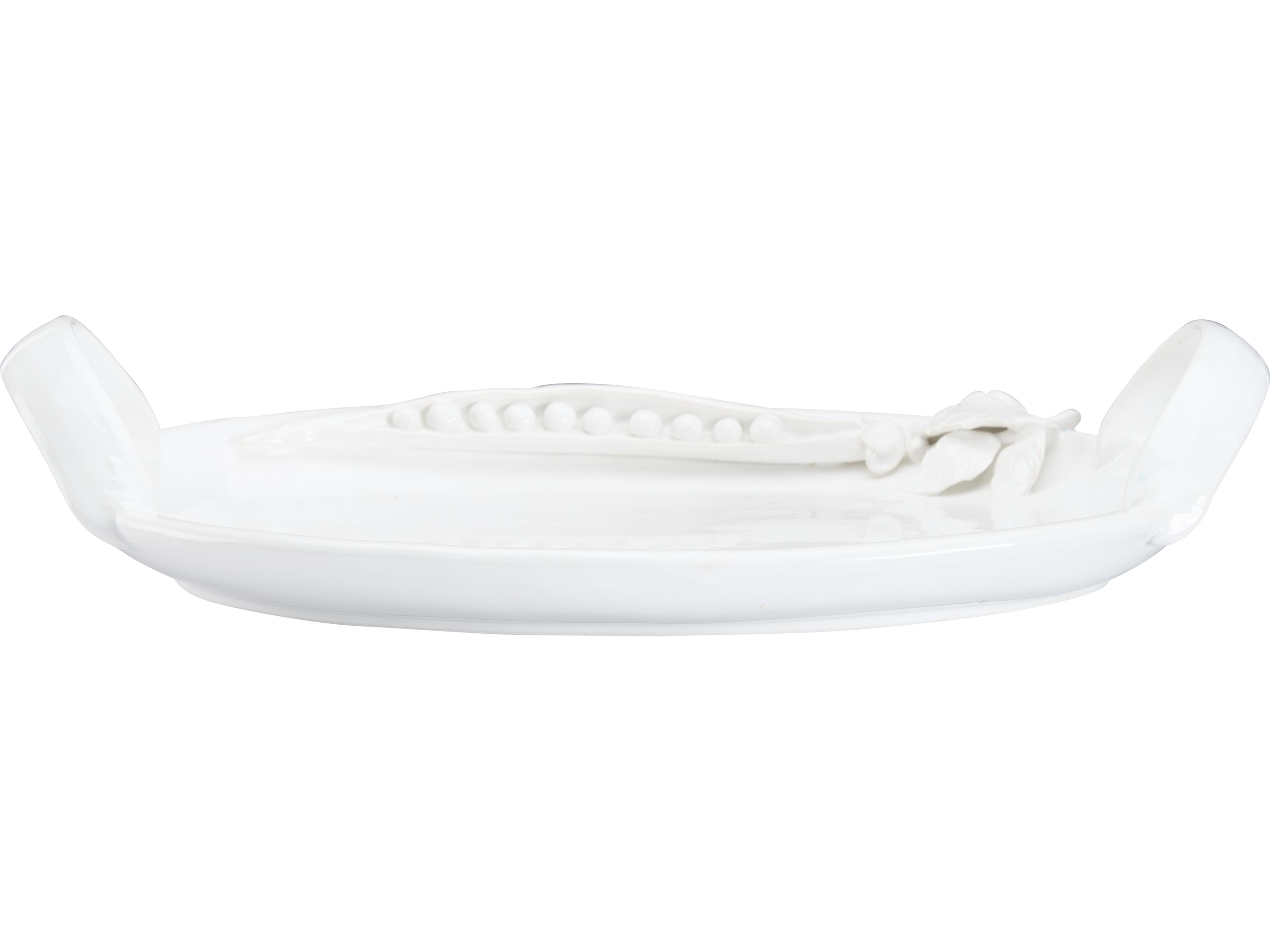 Chelsea House White Cream Serving Tray