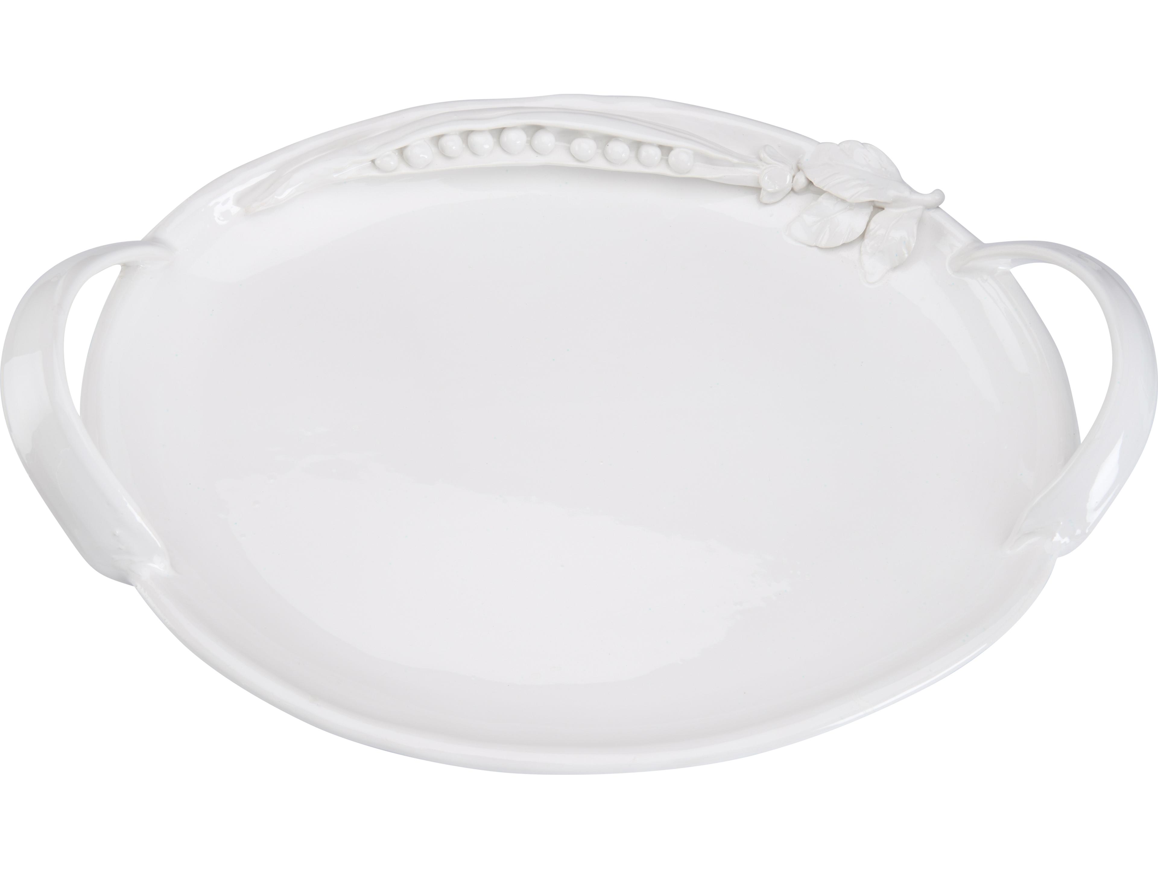 Chelsea House White Cream Serving Tray
