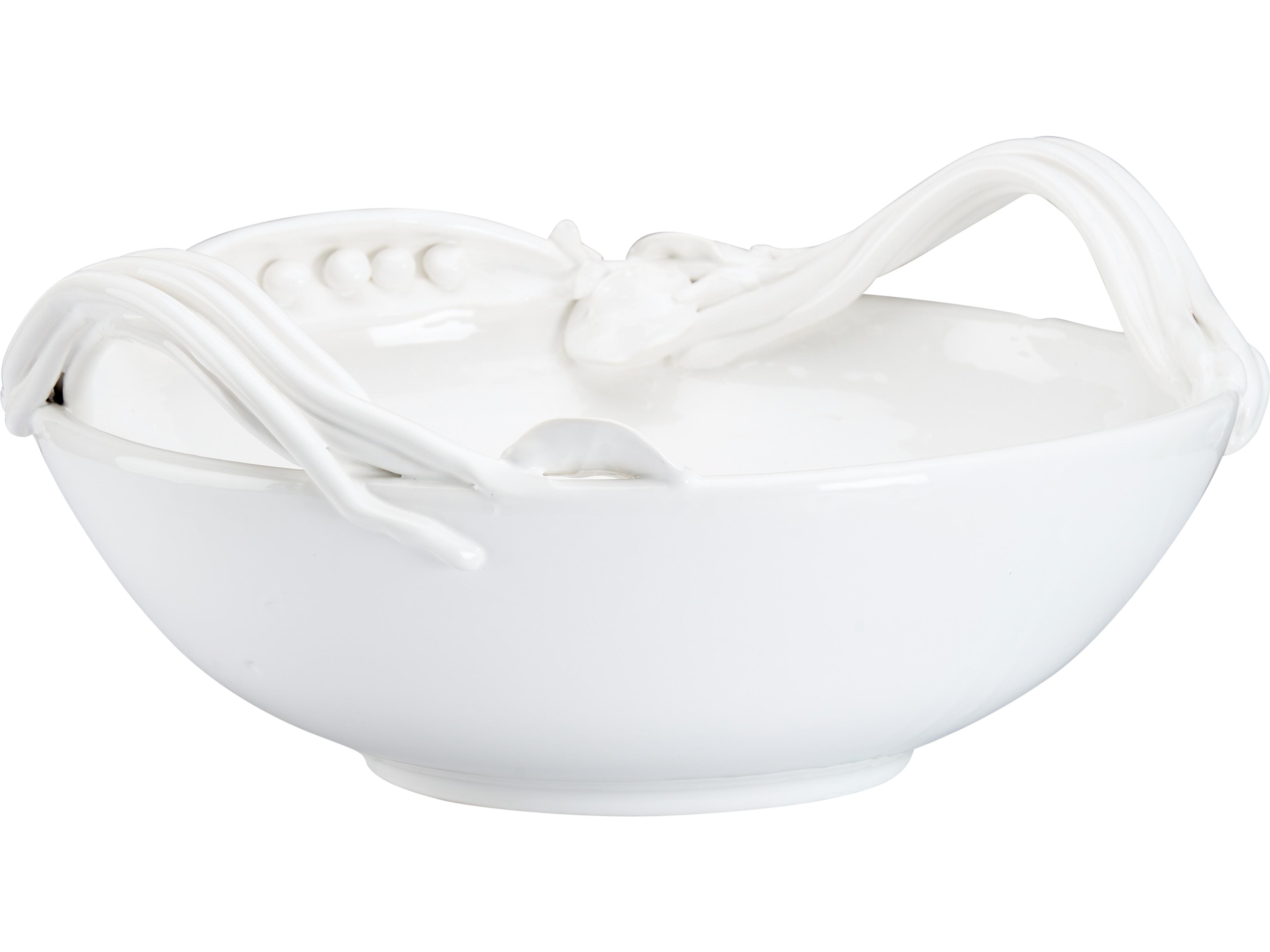 White Cream Decorative Plate