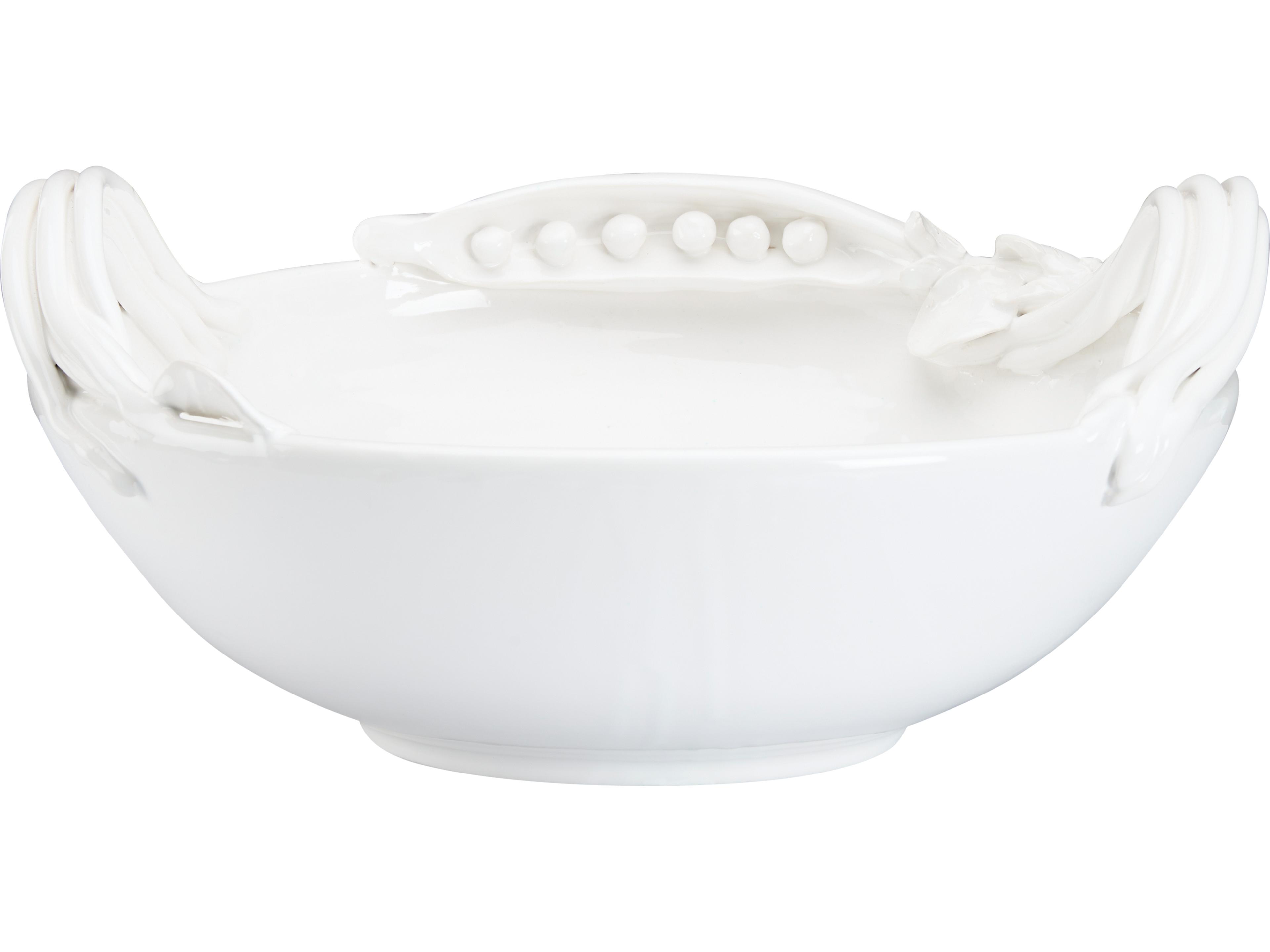 Chelsea House White Cream Decorative Plate