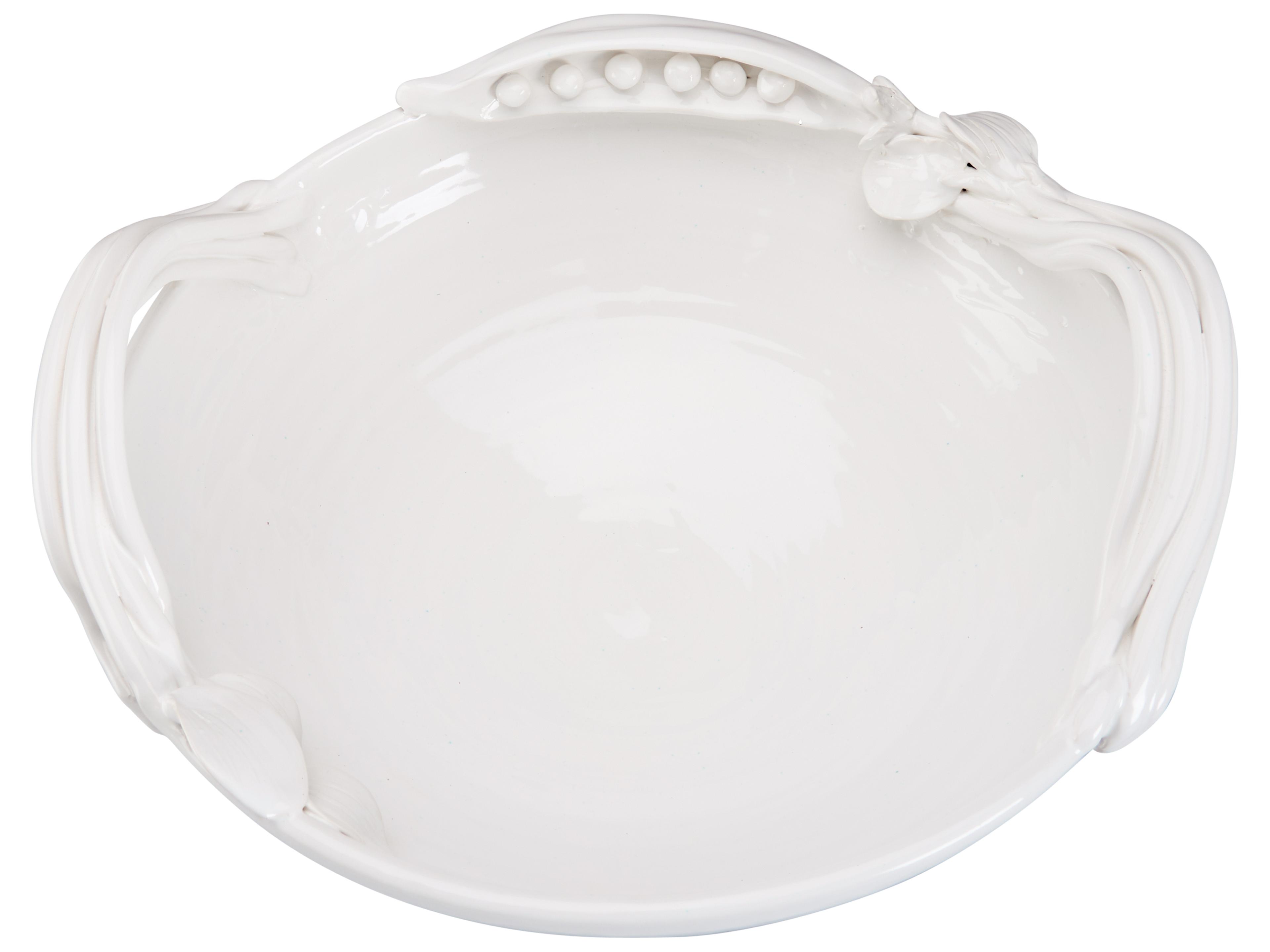 Chelsea House White Cream Decorative Plate