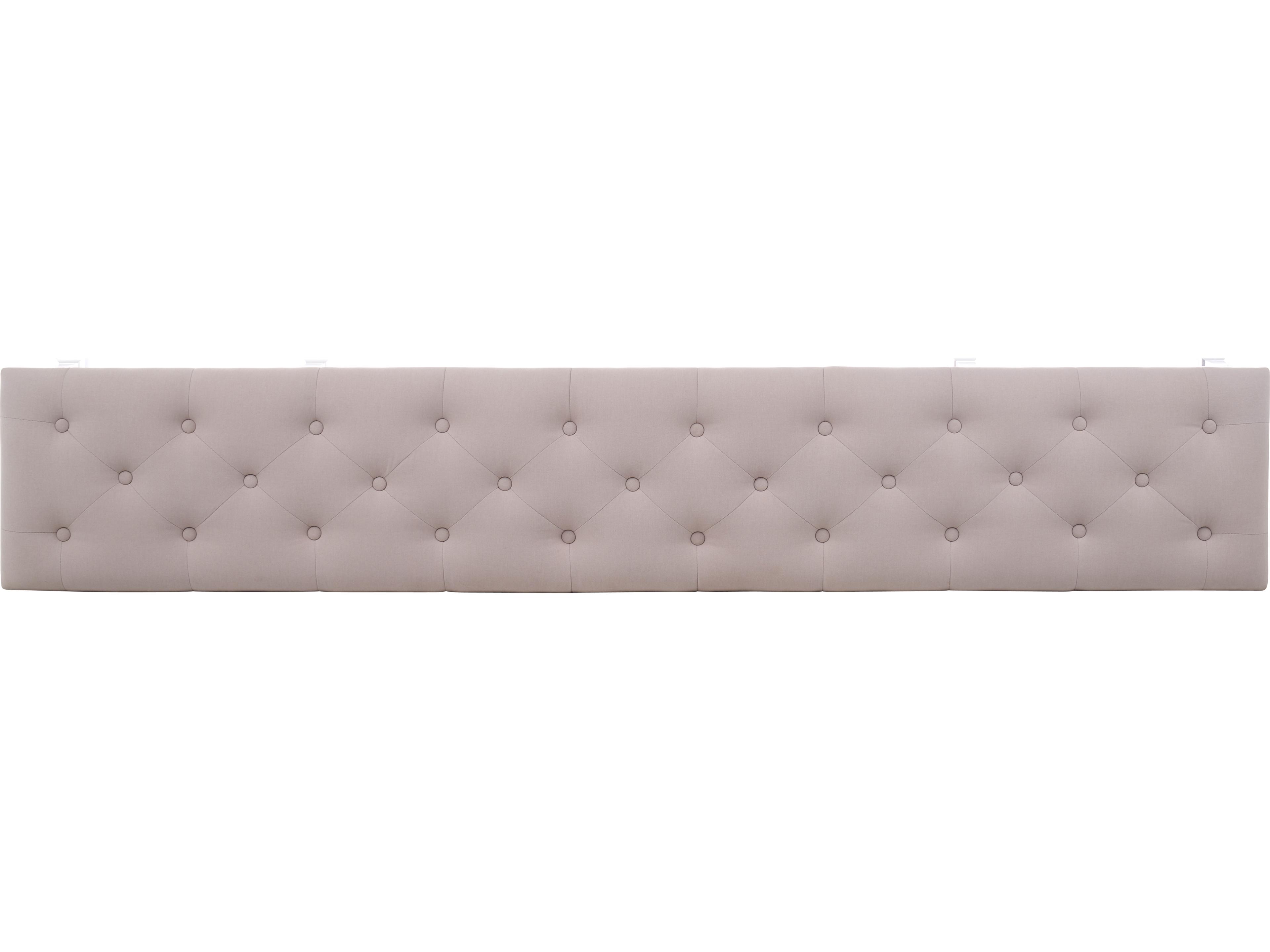 Chelsea House Bill Cain Clear Gray Velvet Upholstered Ottoman