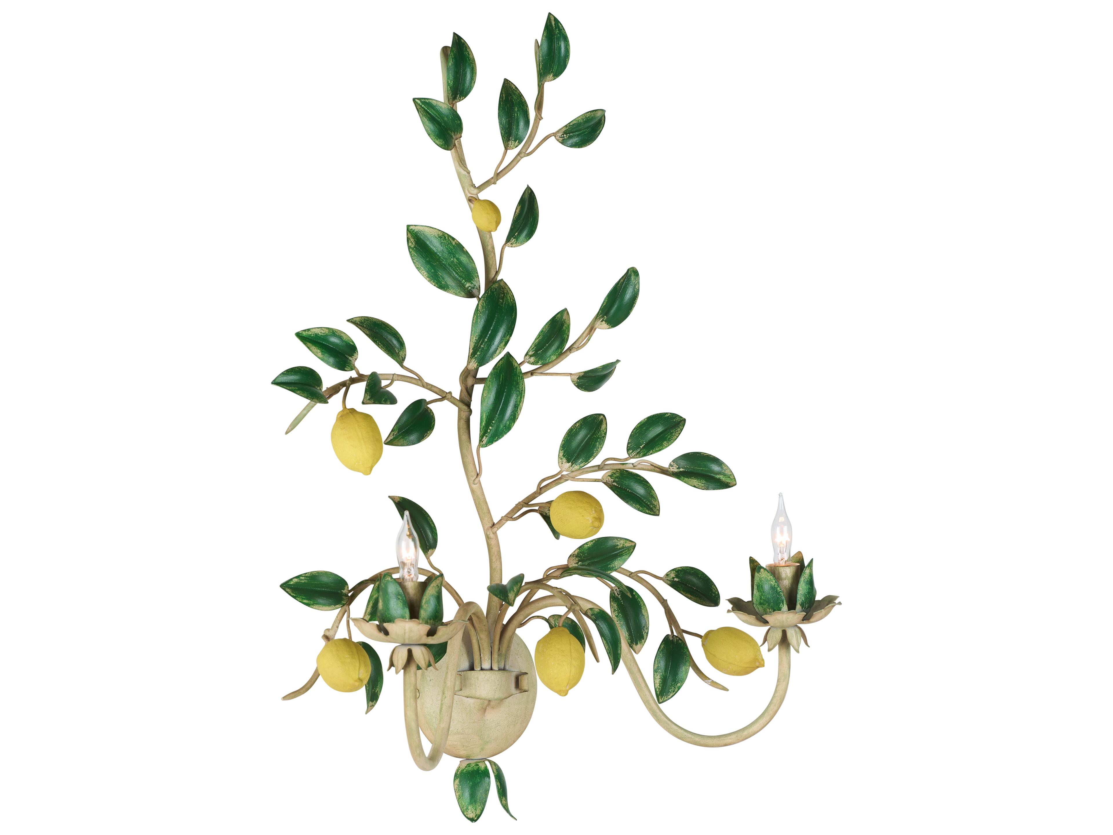 2-Light Green Traditional Wall Sconce