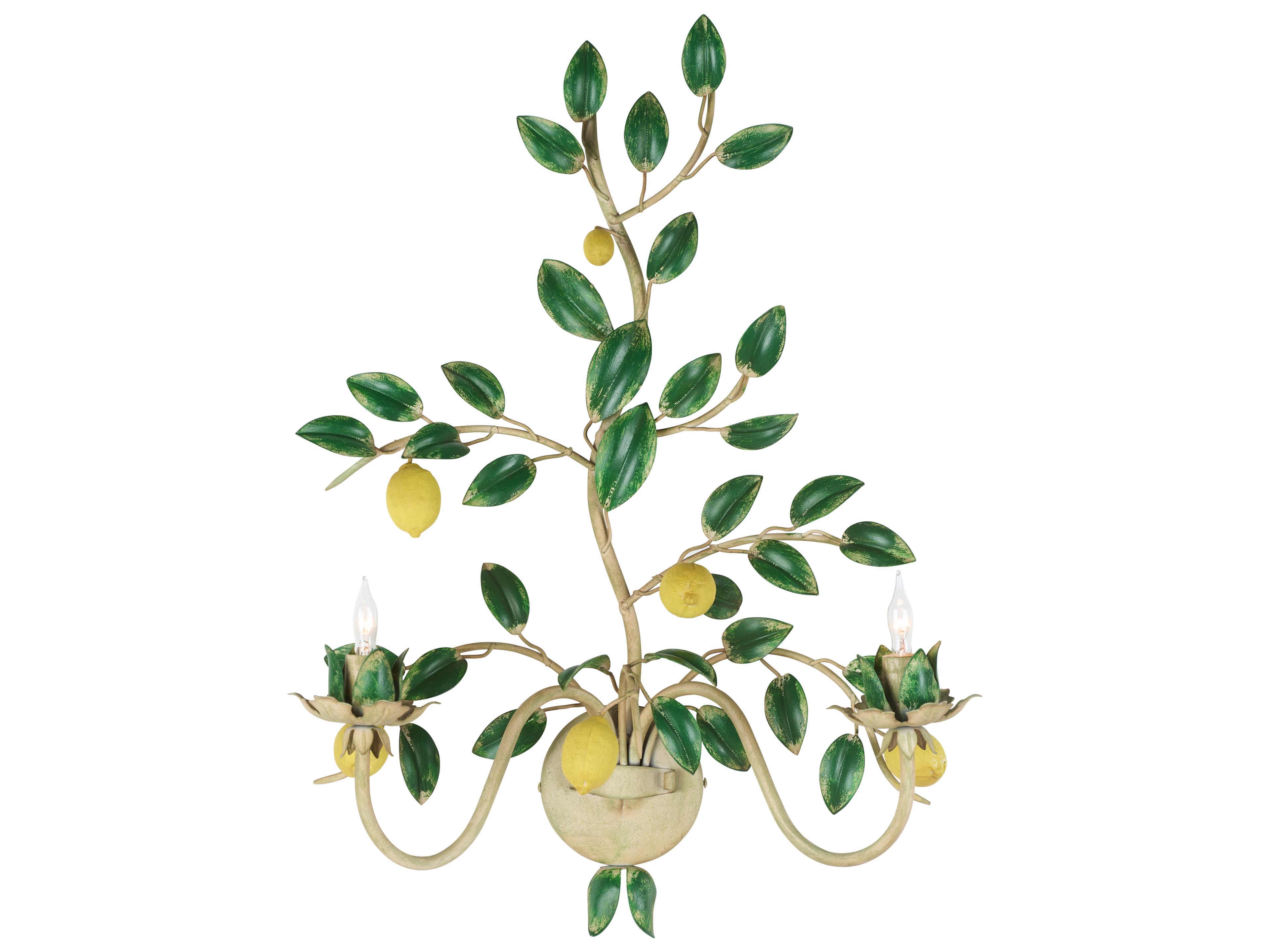 Chelsea House 2-Light Green Traditional Wall Sconce