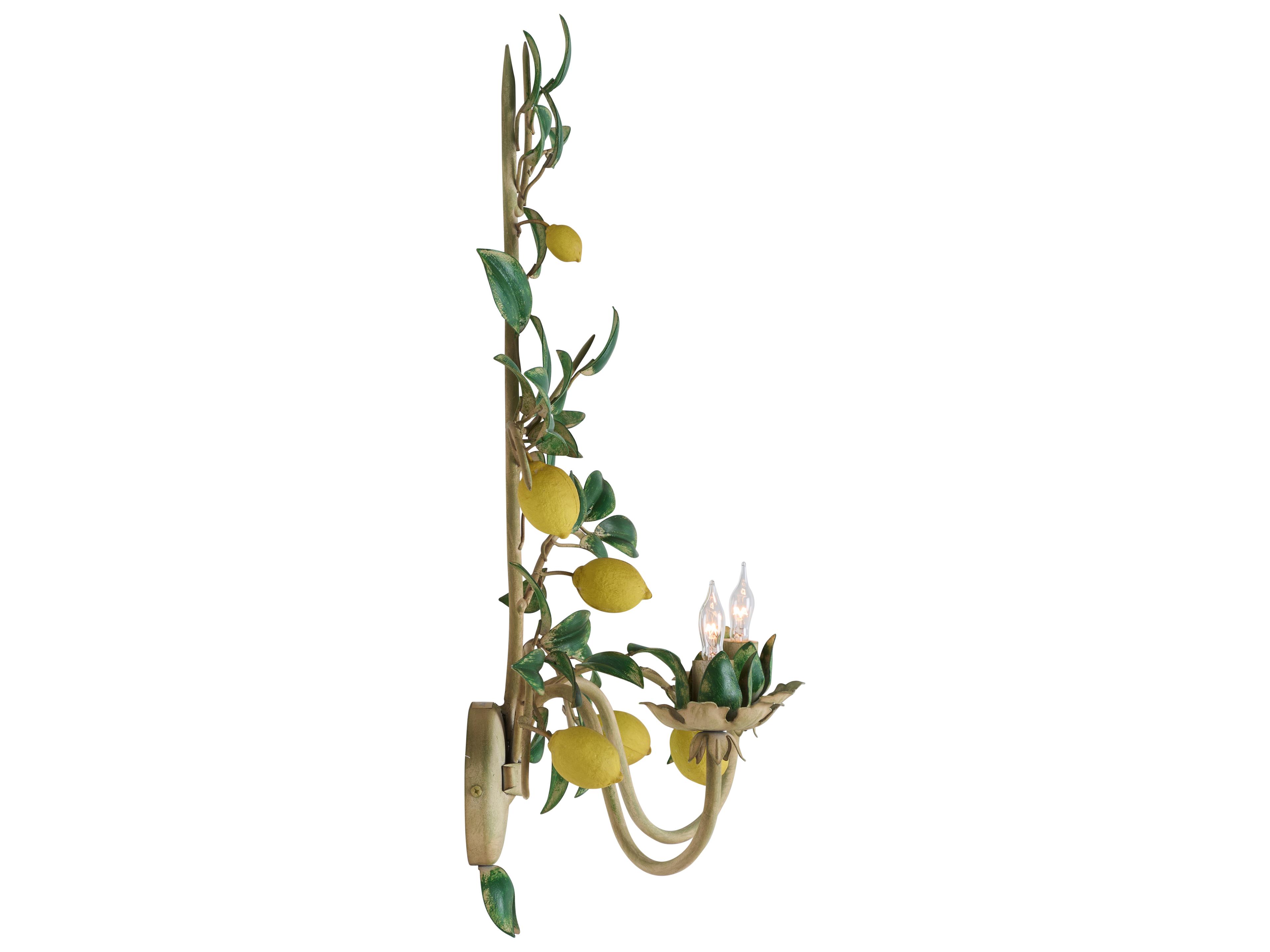 Chelsea House 2-Light Green Traditional Wall Sconce