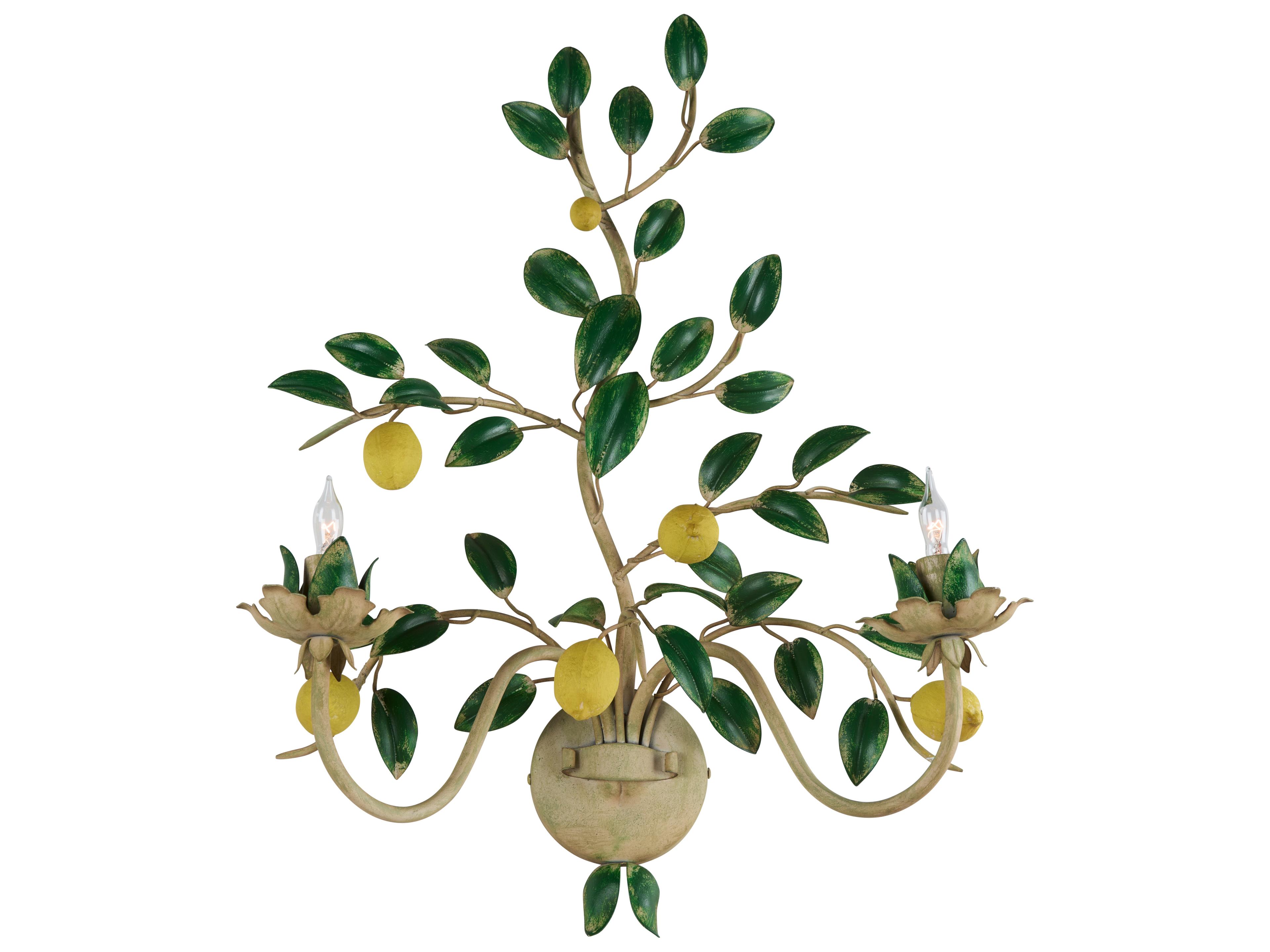 Chelsea House 2-Light Green Traditional Wall Sconce