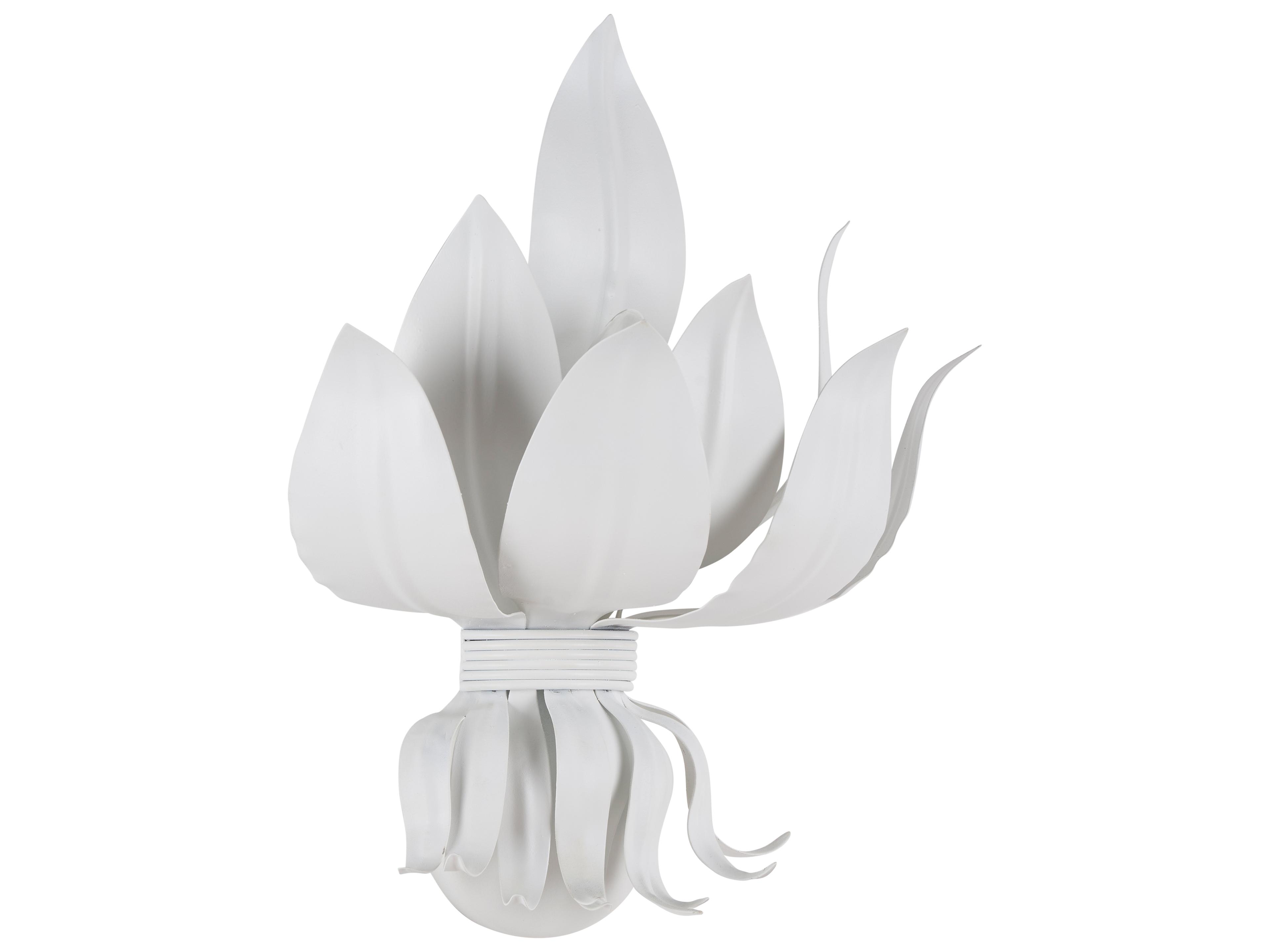 Chelsea House 1-Light White Cream Wall Sconce