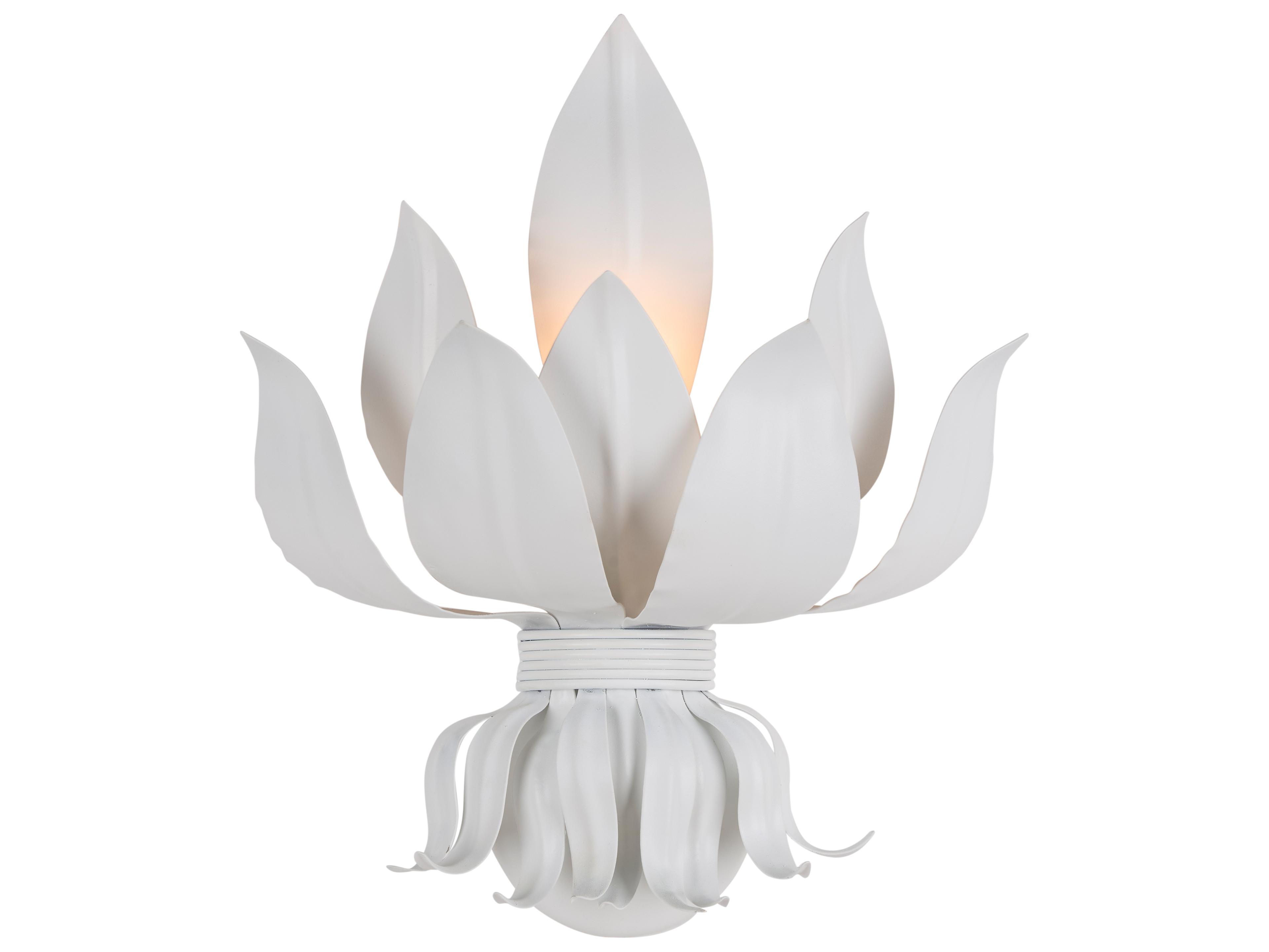 Chelsea House 1-Light White Cream Wall Sconce