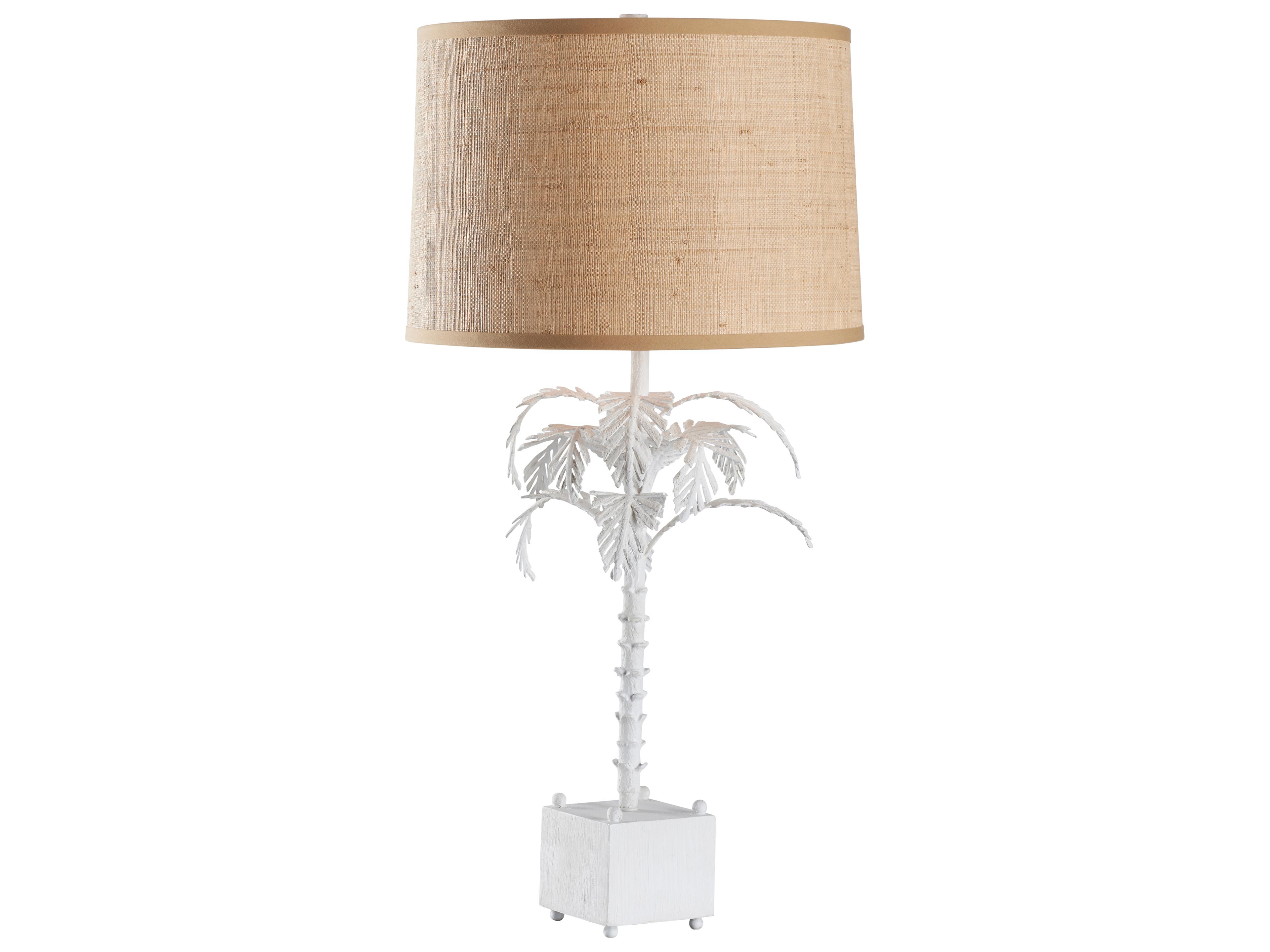 Chelsea House White Cream Raffia Table Lamp