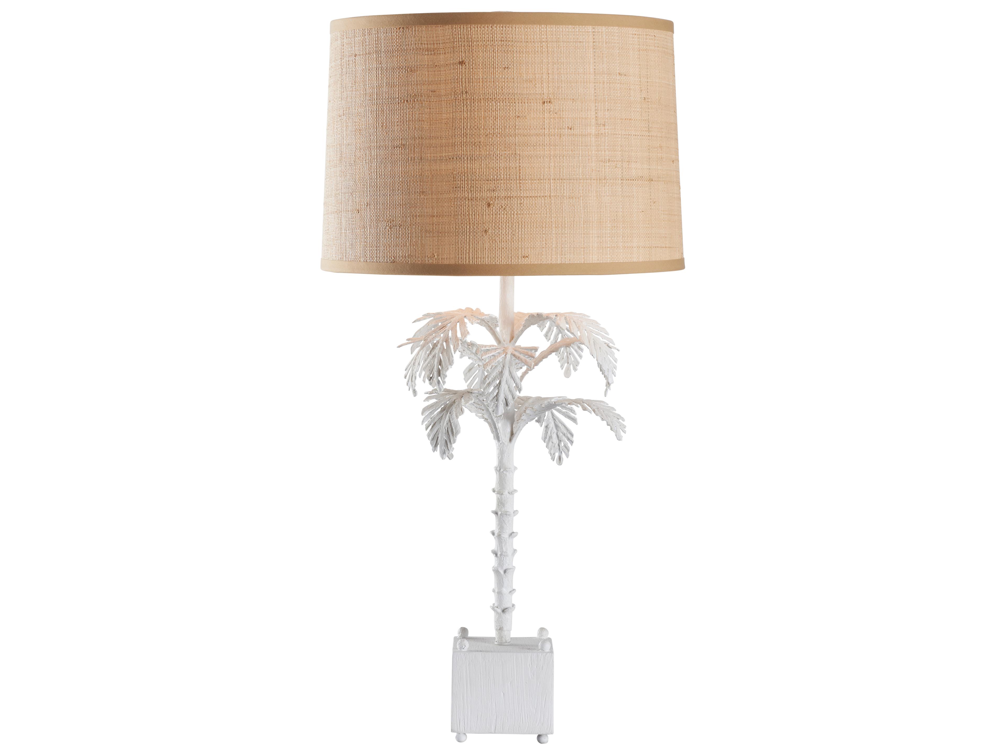 Chelsea House White Cream Raffia Table Lamp