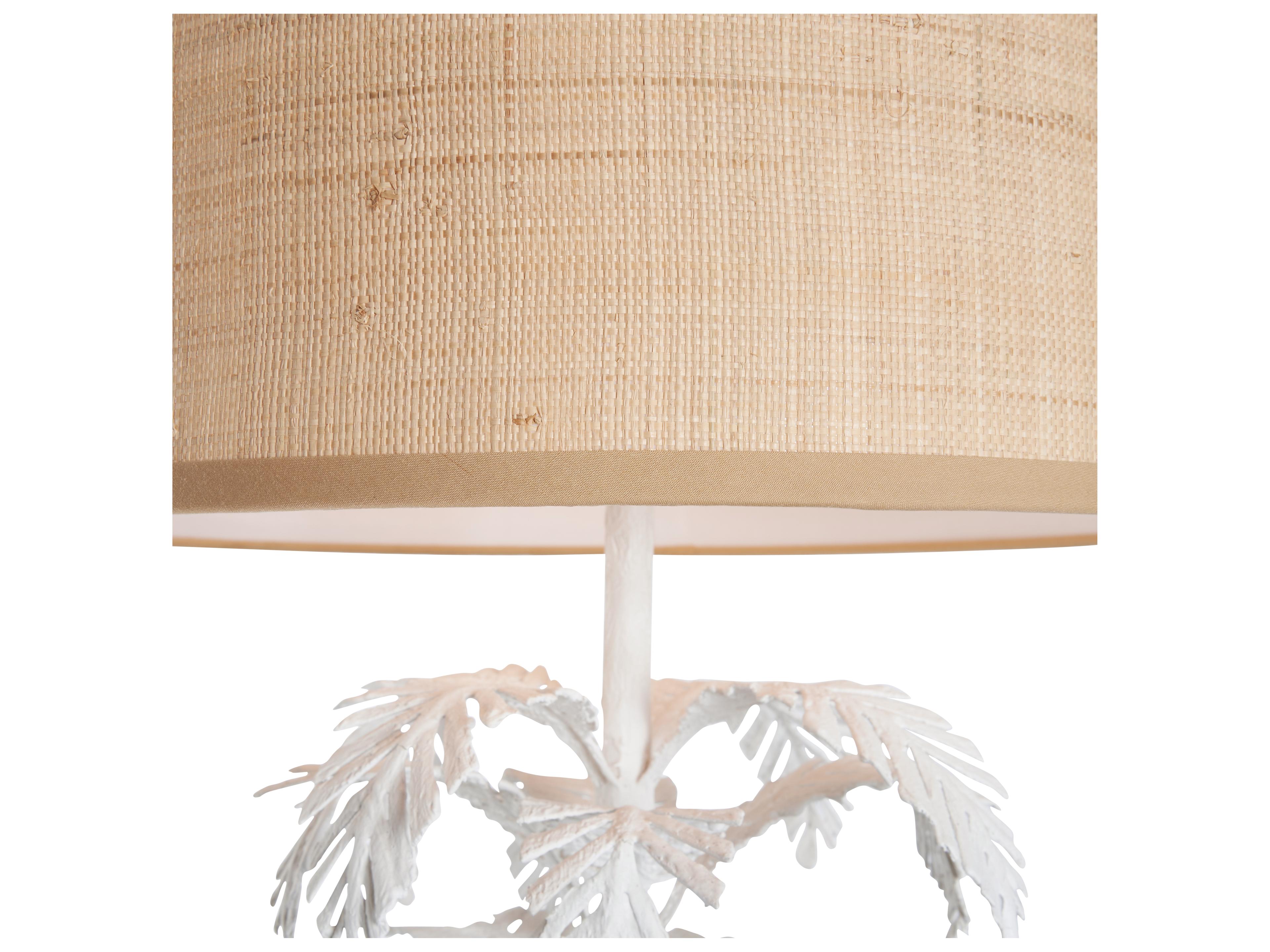 Chelsea House White Cream Raffia Table Lamp