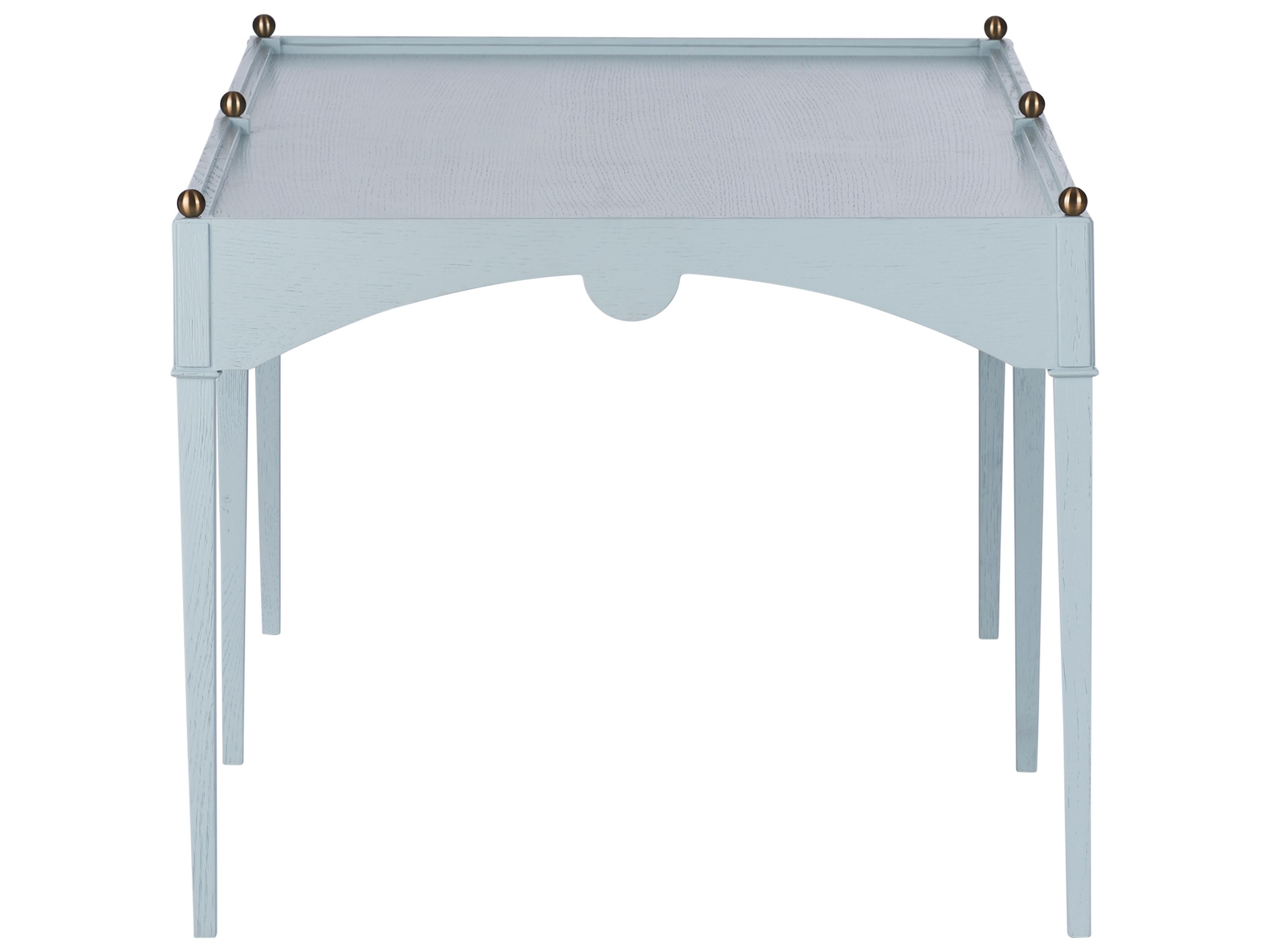 Chelsea House Jamie Merida Rectangular Wood Blue Coffee Table