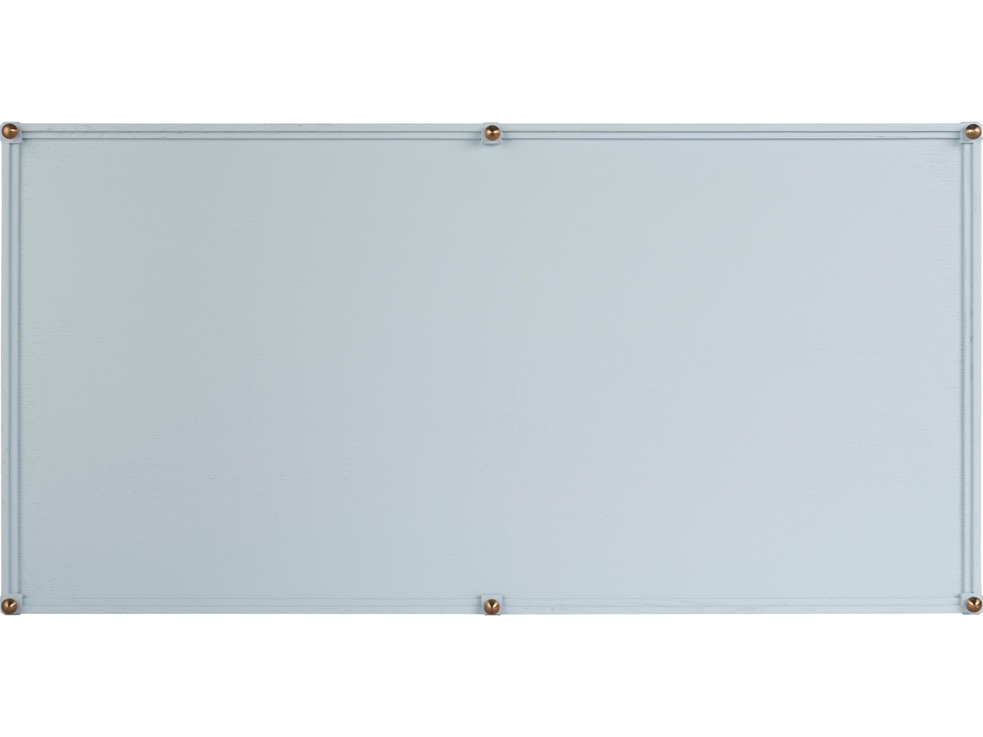 Chelsea House Jamie Merida Rectangular Wood Blue Coffee Table