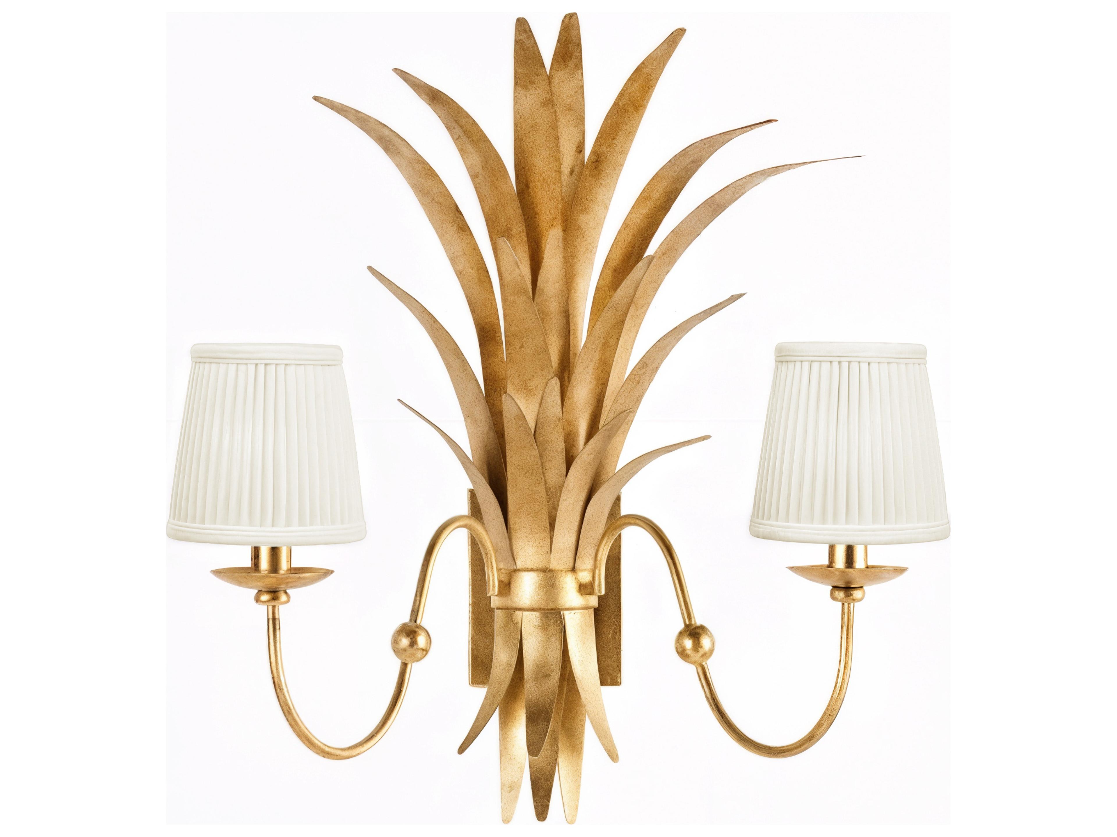 Chelsea House 2-Light Gold Wall Sconce
