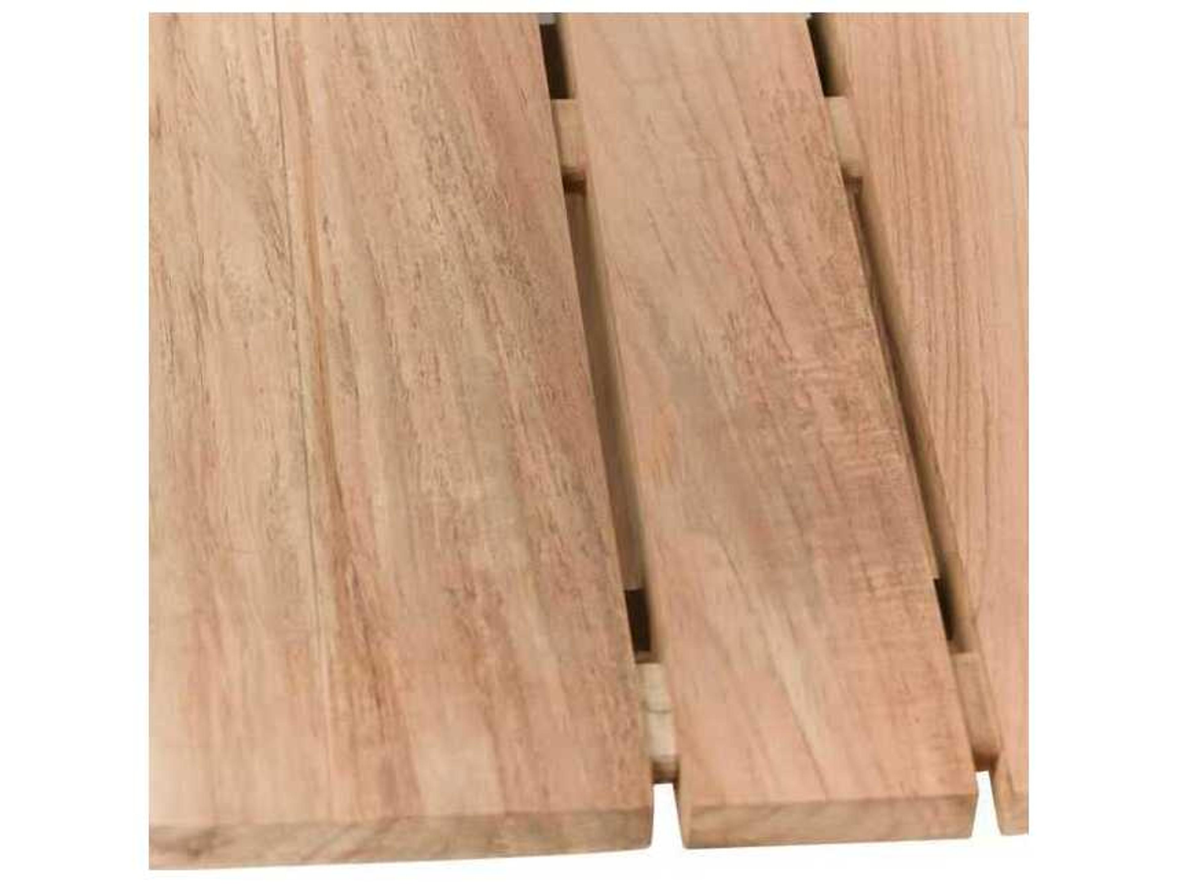 Classic Home Outdoor Hudson Natural Wood Rectangular Coffee Table