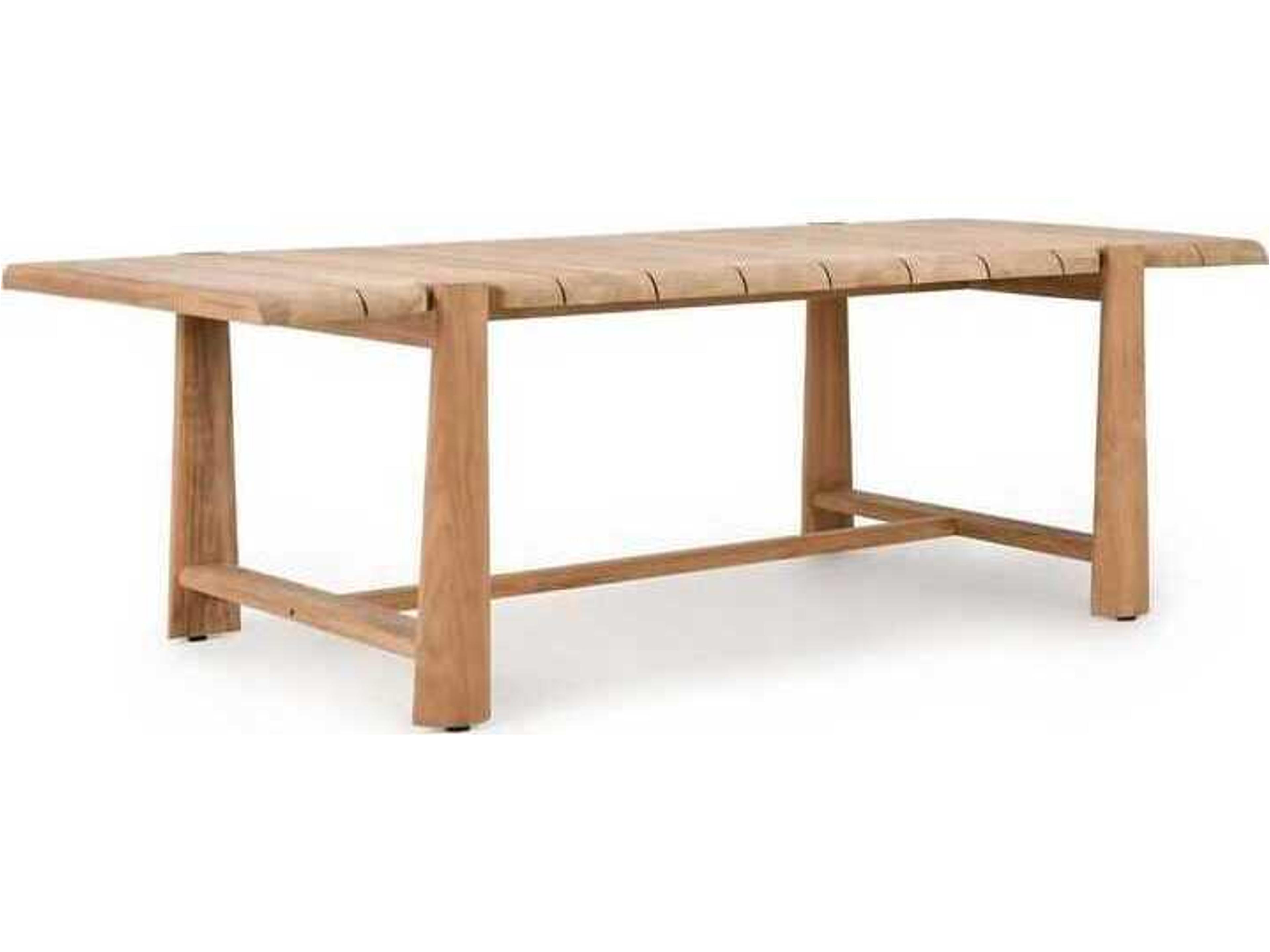 Aston Natural Wood Rectangular Dining Table